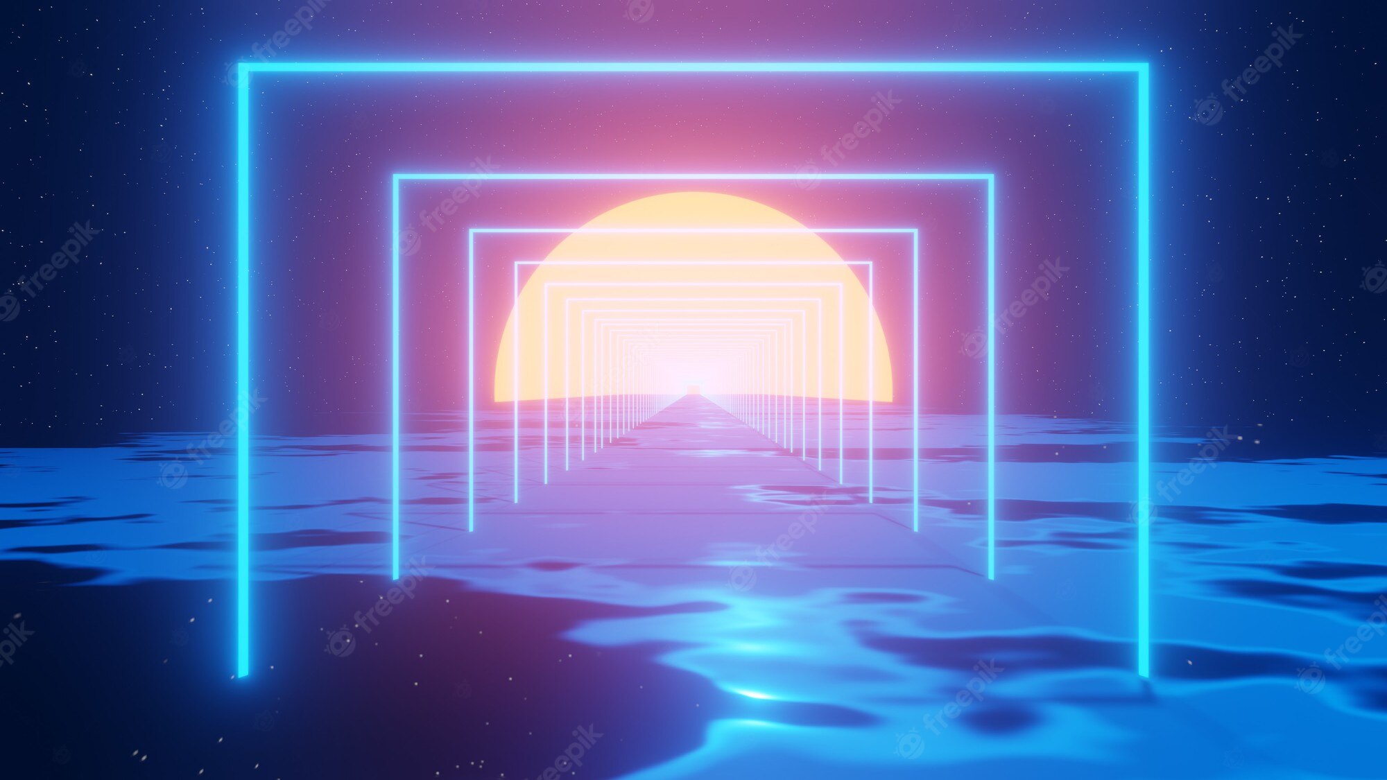 Neon Retro Wallpapers