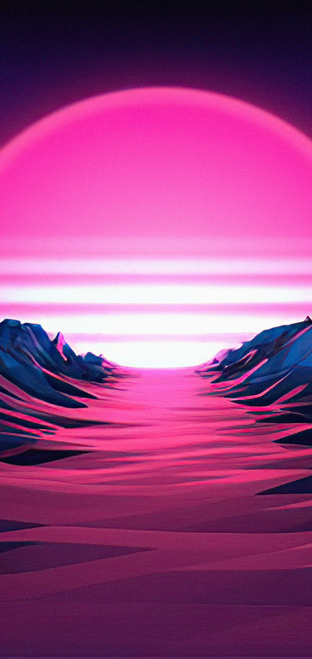 Neon Retro Sun Wallpapers