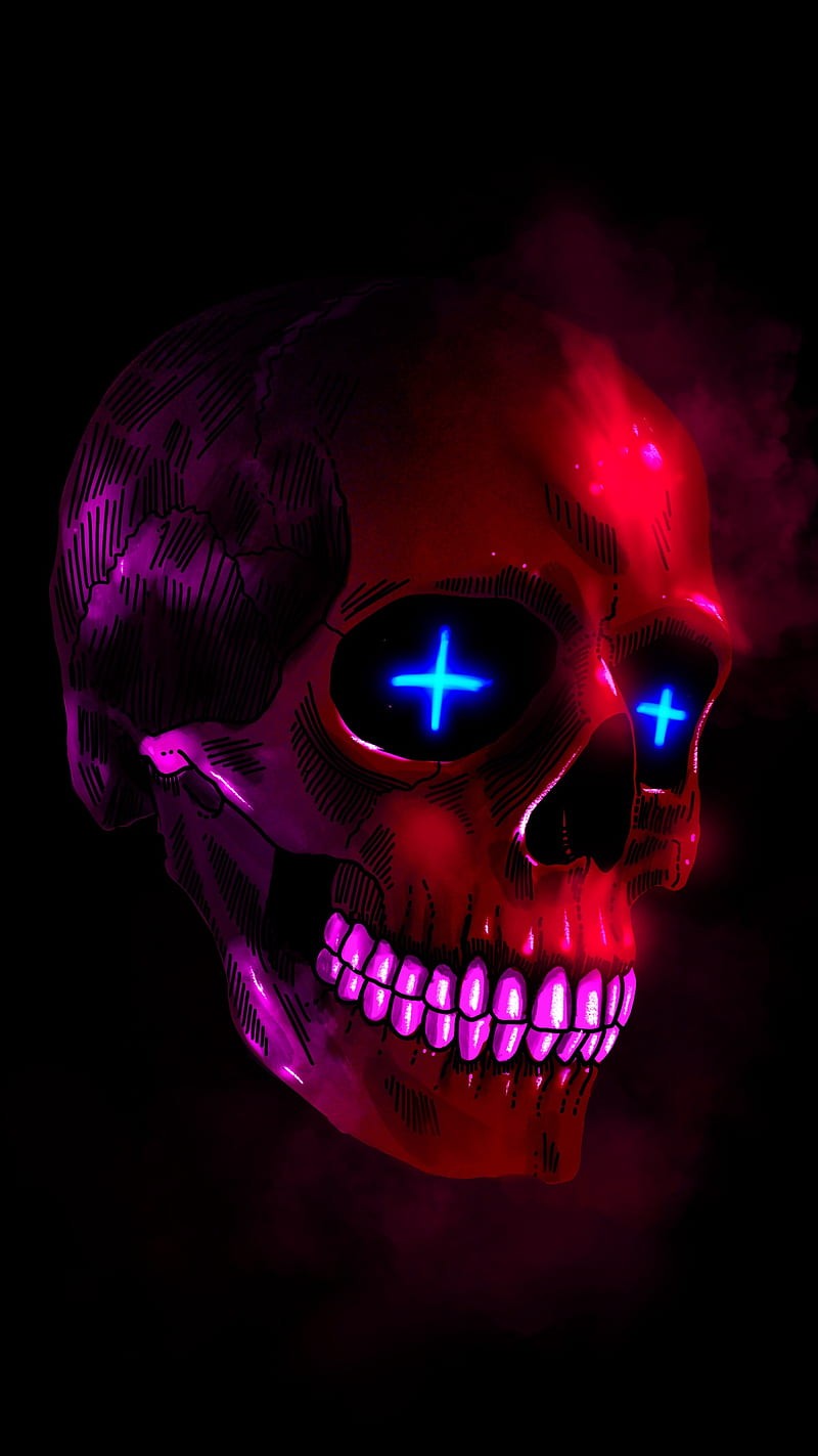 Neon Skull Wallpapers