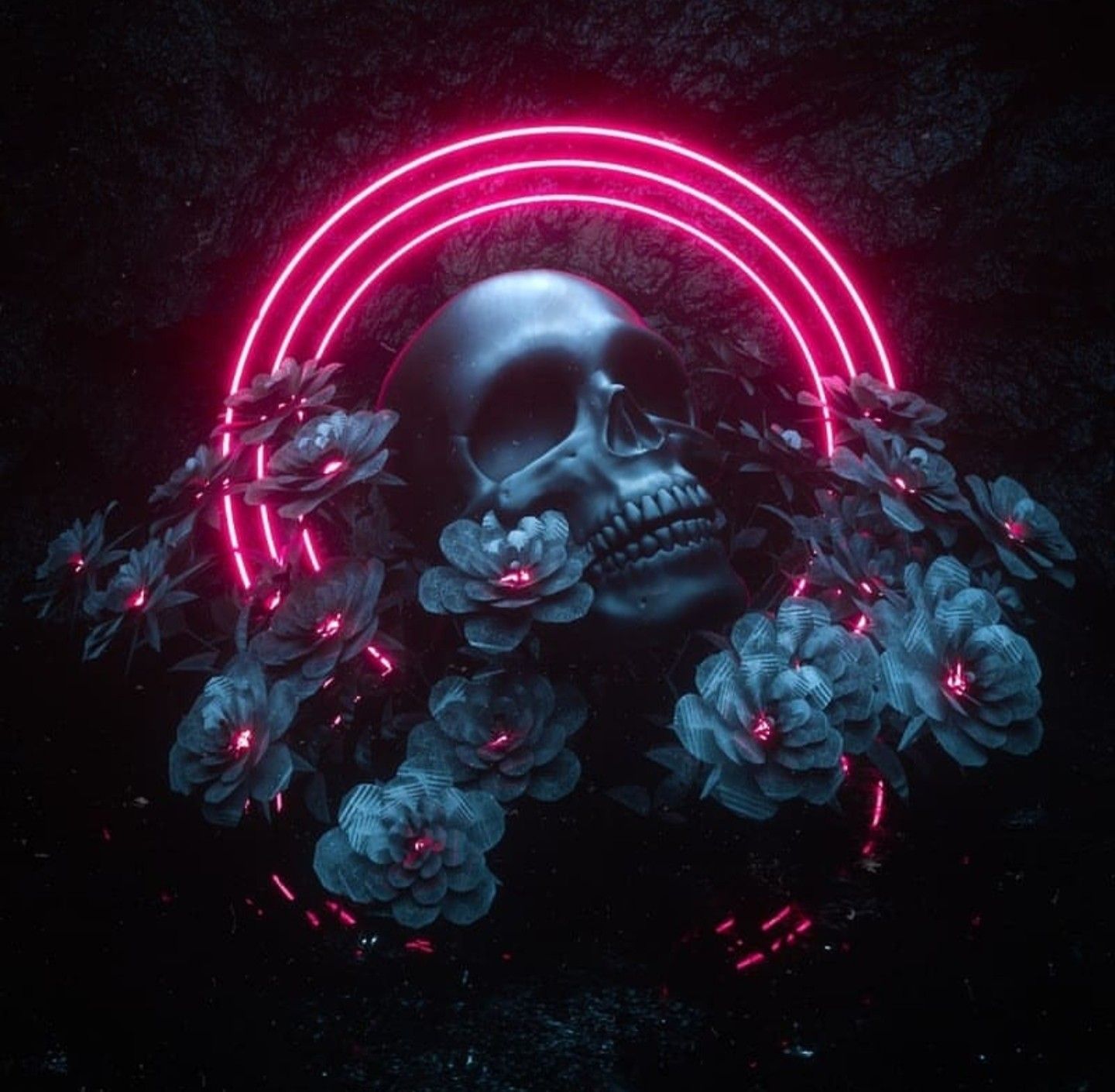 Neon Skull Wallpapers