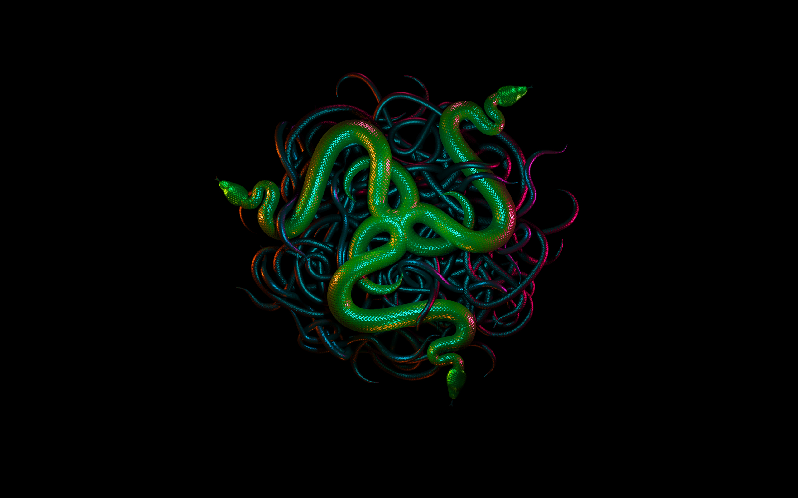 Neon Snake Wallpapers