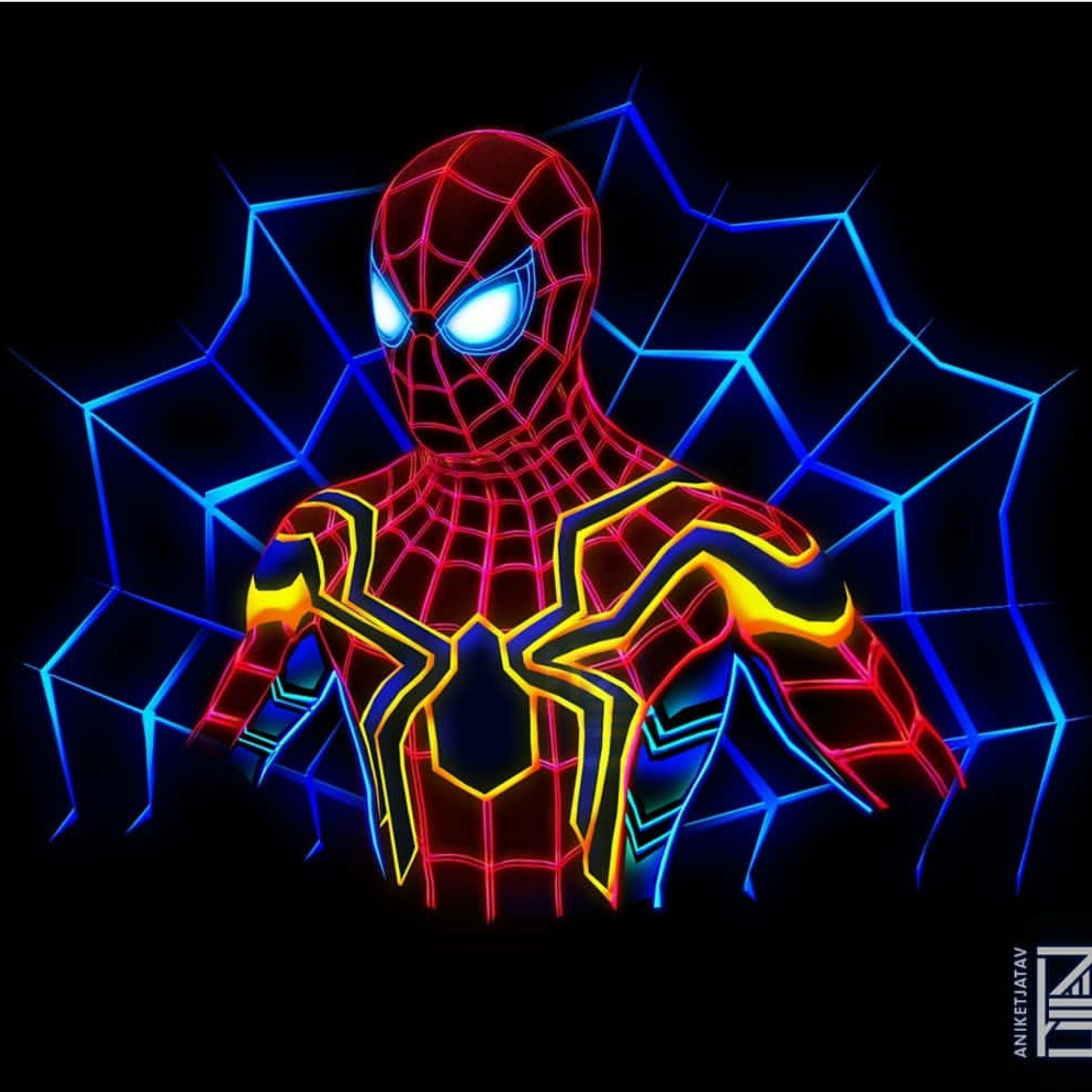 Neon Spiderman Wallpapers