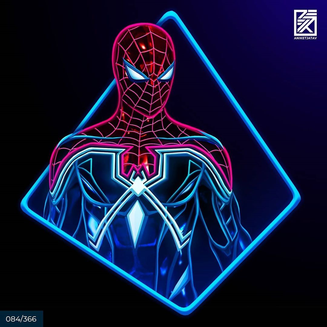 Neon Spiderman Wallpapers