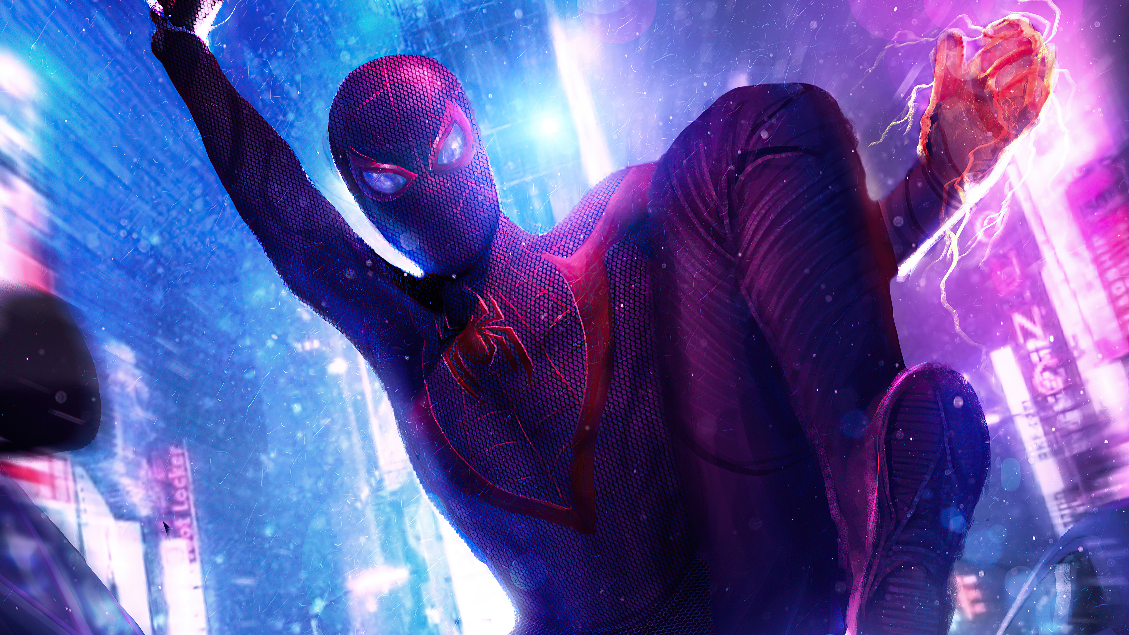 Neon Spiderman Wallpapers