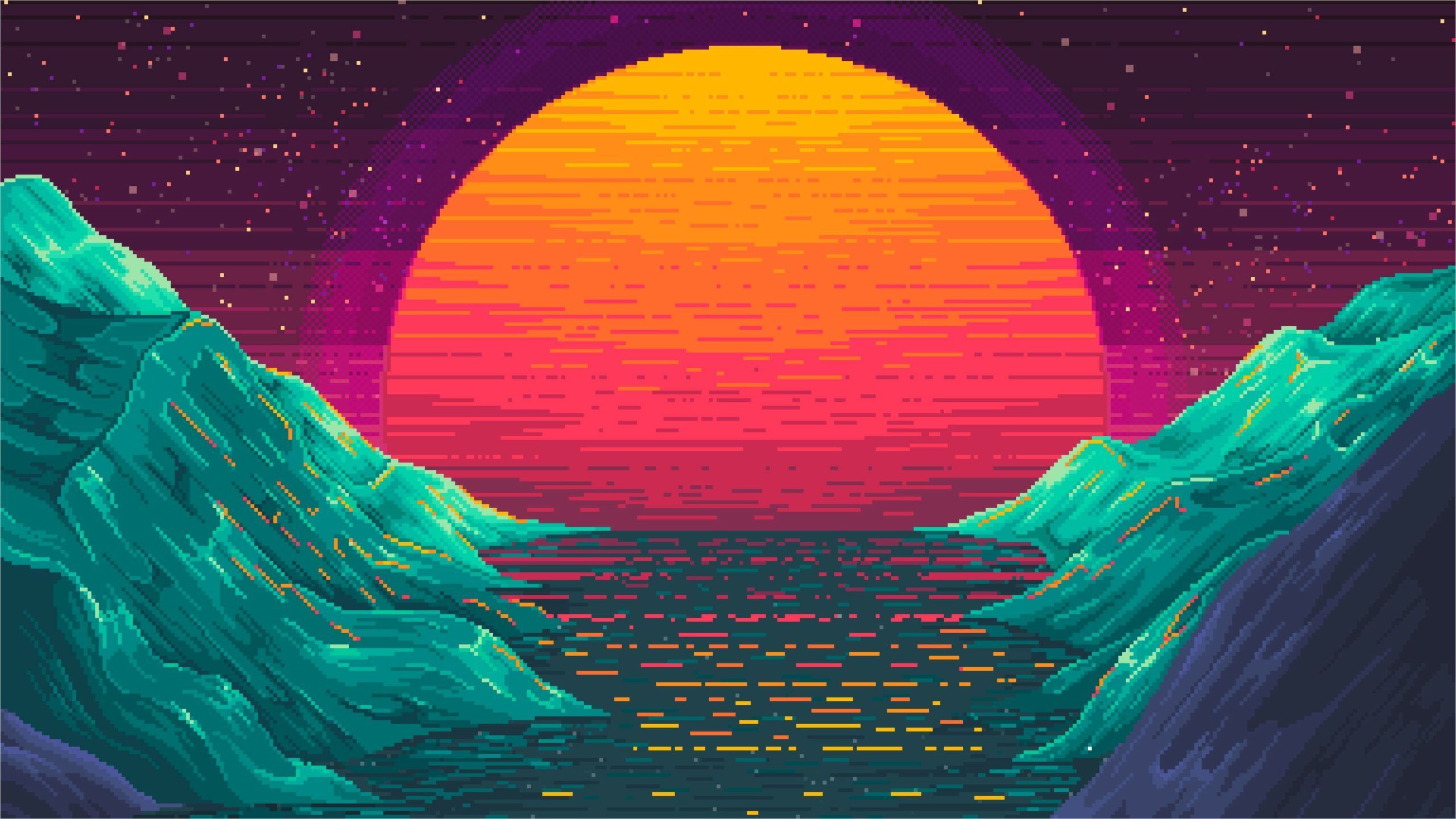 Neon Sunrise Wallpapers