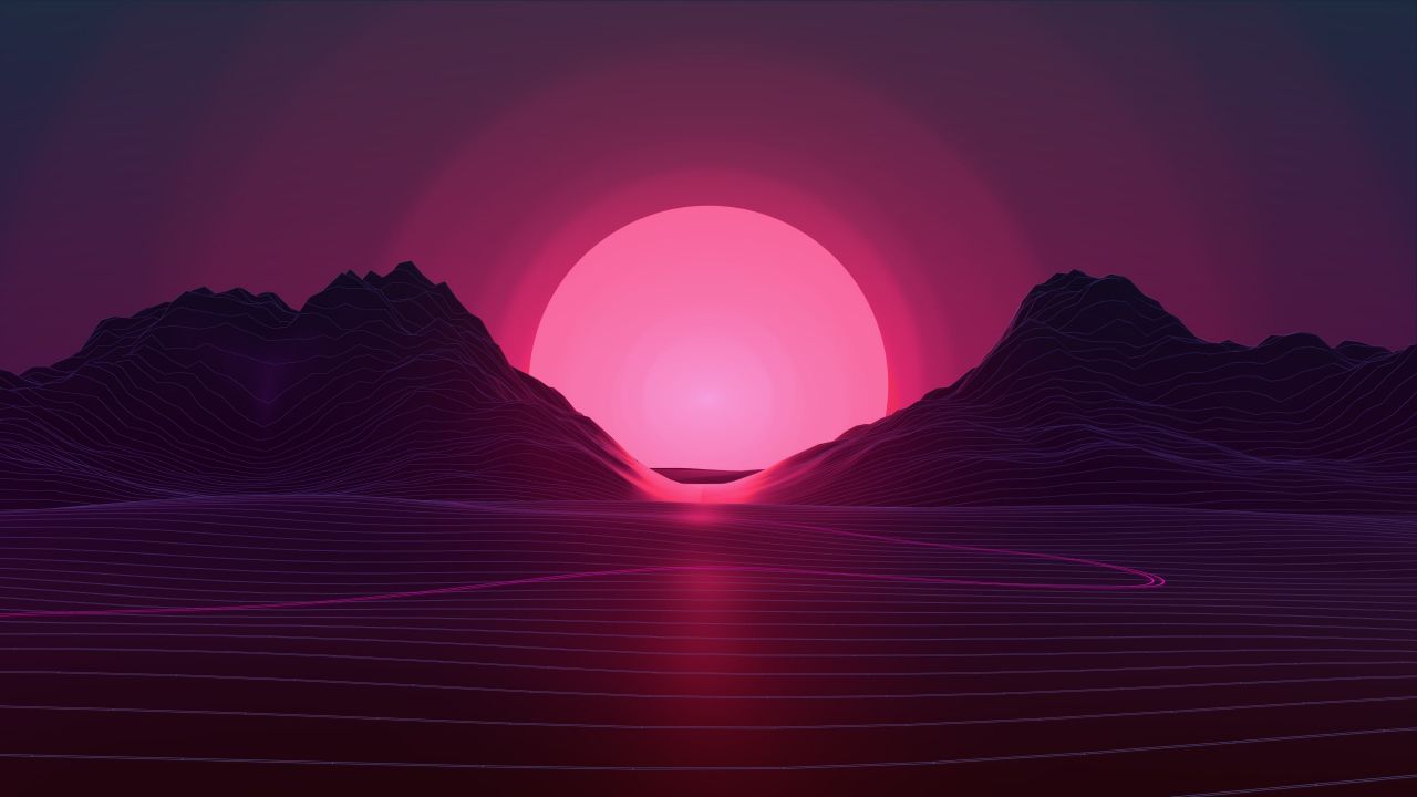 Neon Sunset Wallpapers