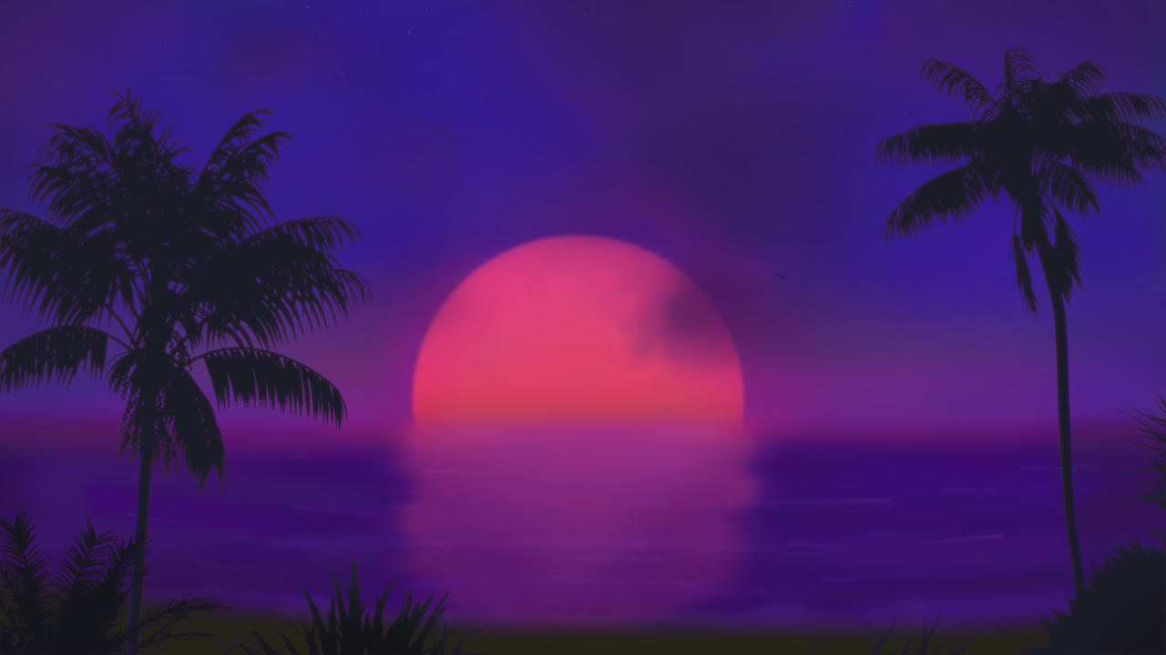 Neon Sunset Wallpapers