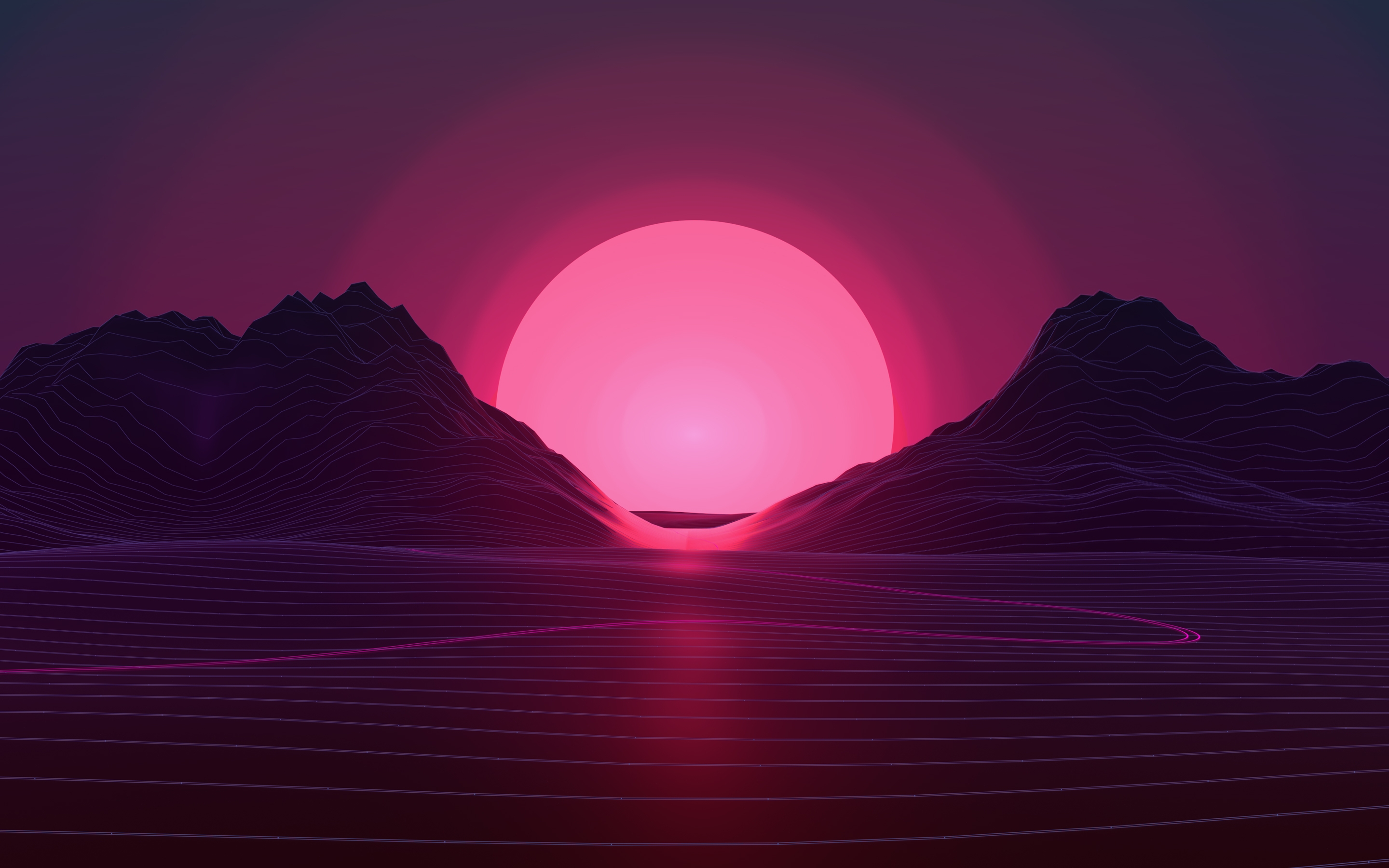 Neon Sunset Wallpapers