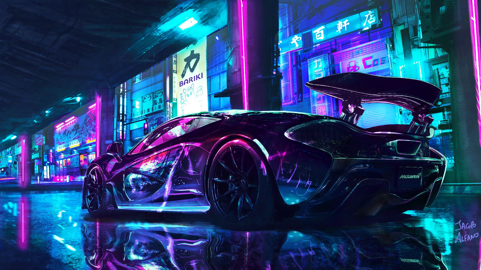 Neon Supercars Wallpapers