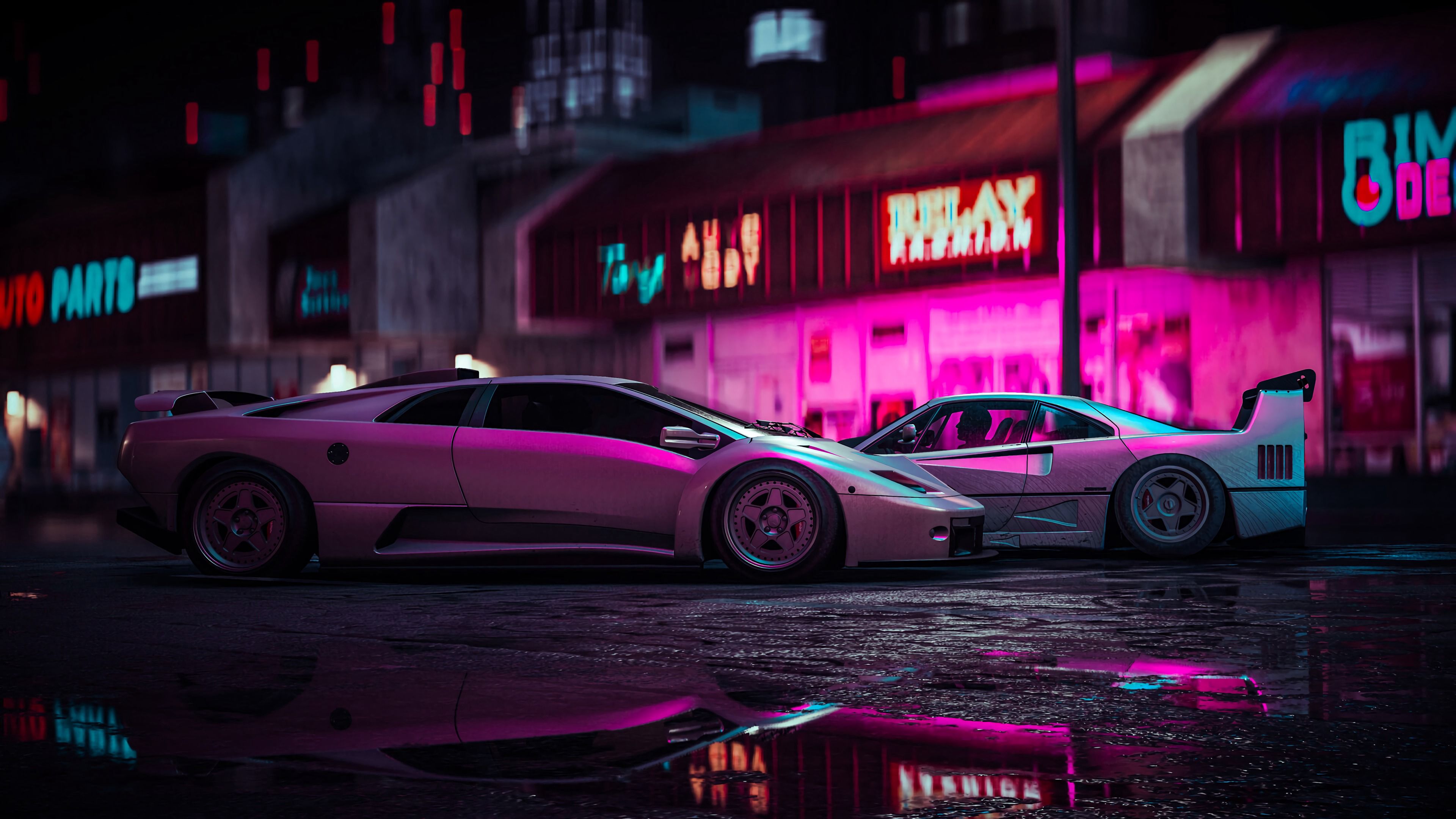 Neon Supercars Wallpapers