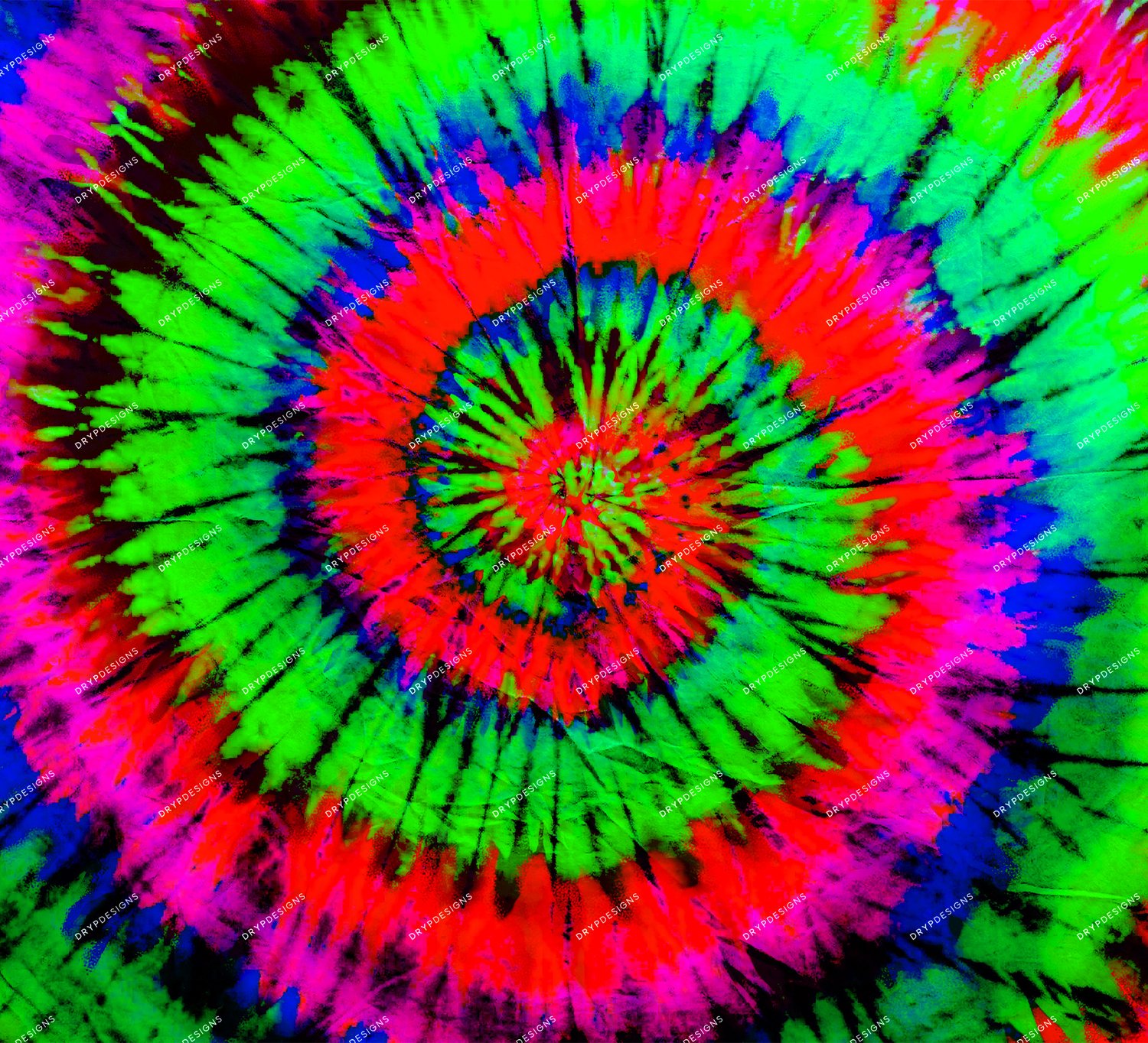 Neon Tie Dye Wallpapers