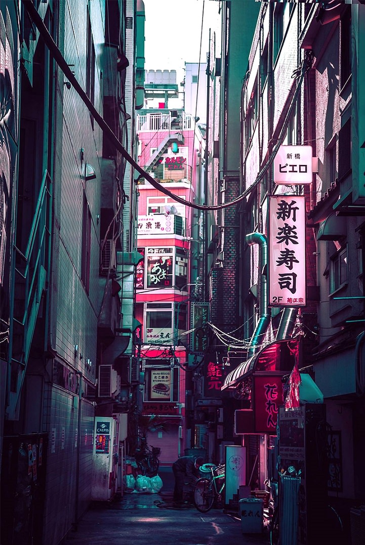 Neon Tokyo Phone Wallpapers