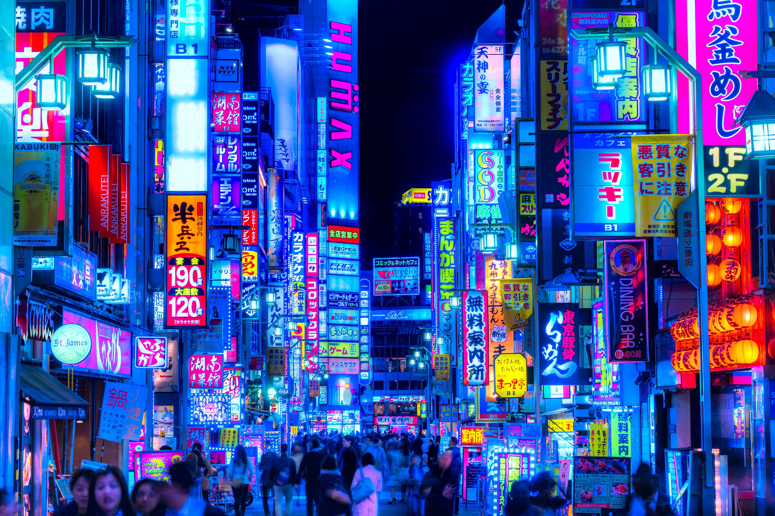 Neon Tokyo Phone Wallpapers