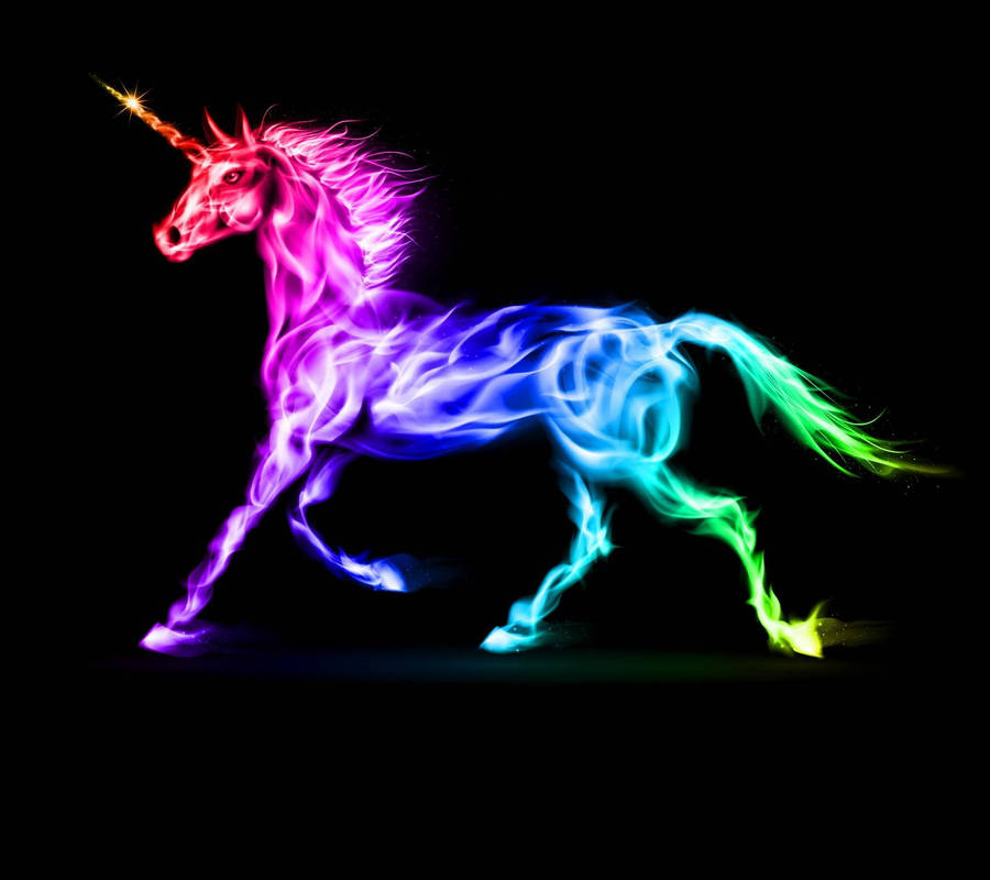 Neon Unicorn Wallpapers