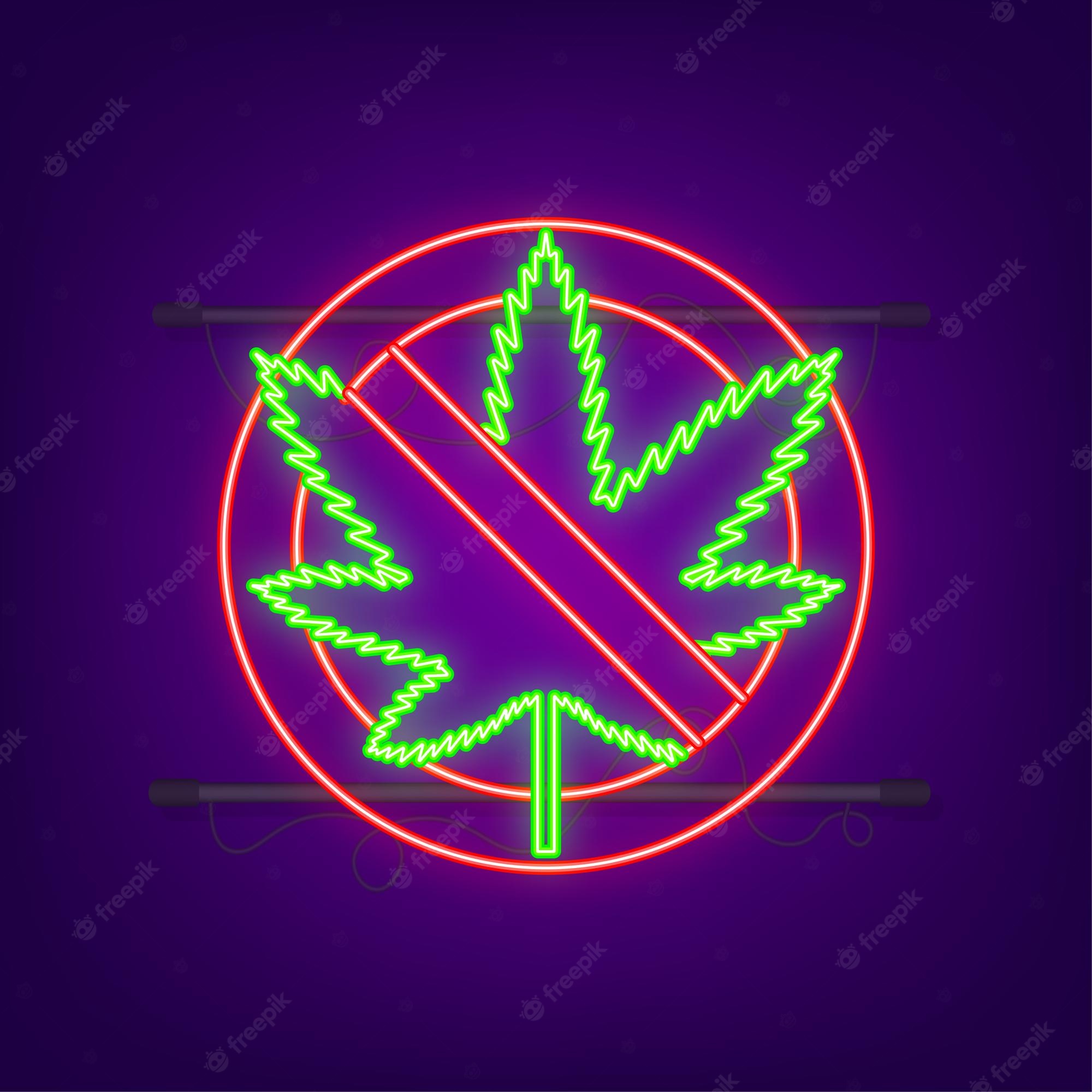 Neon Weed Wallpapers