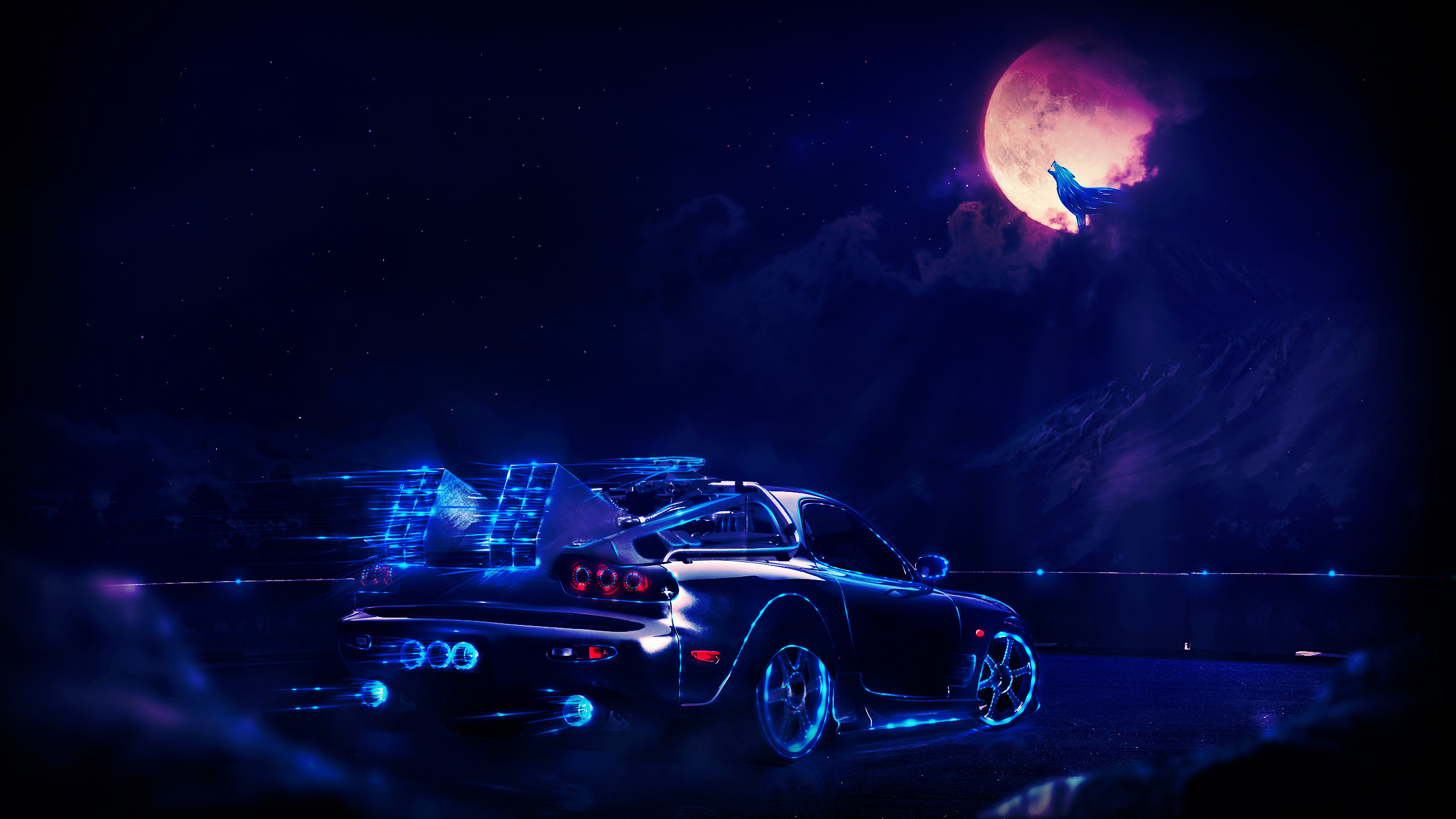 Neon Wolf Wallpapers