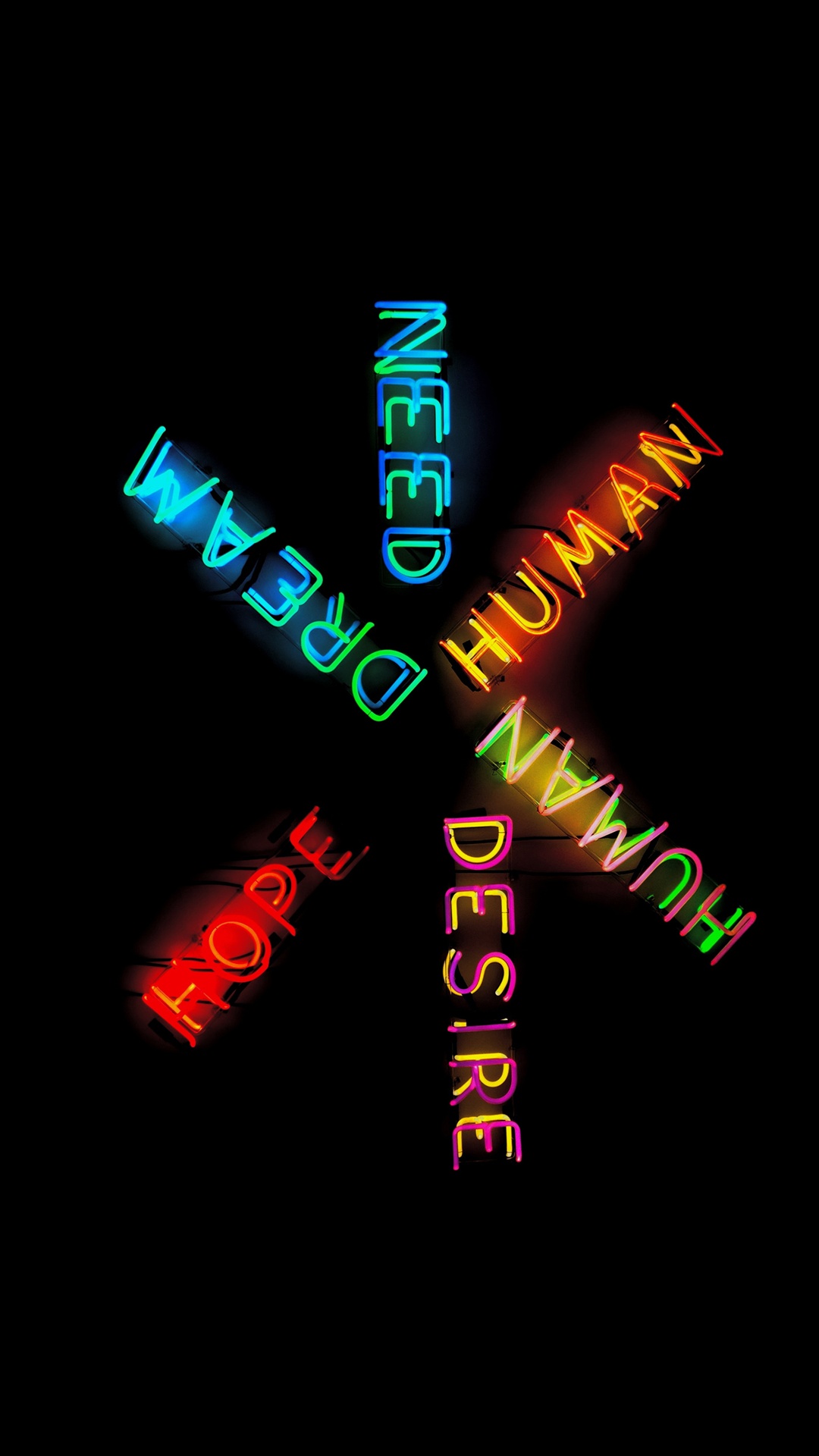 Neon Words Wallpapers