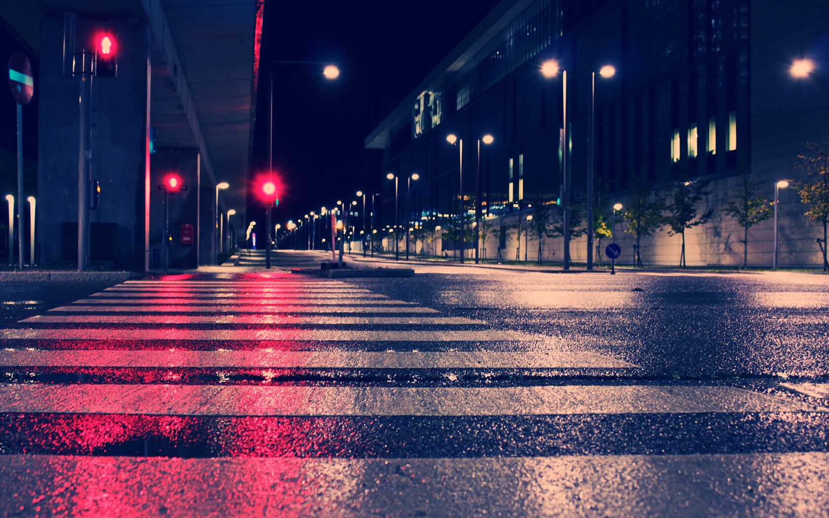 Night City Road Wallpapers