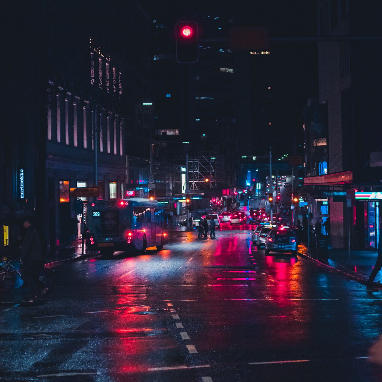 Night City Road Wallpapers