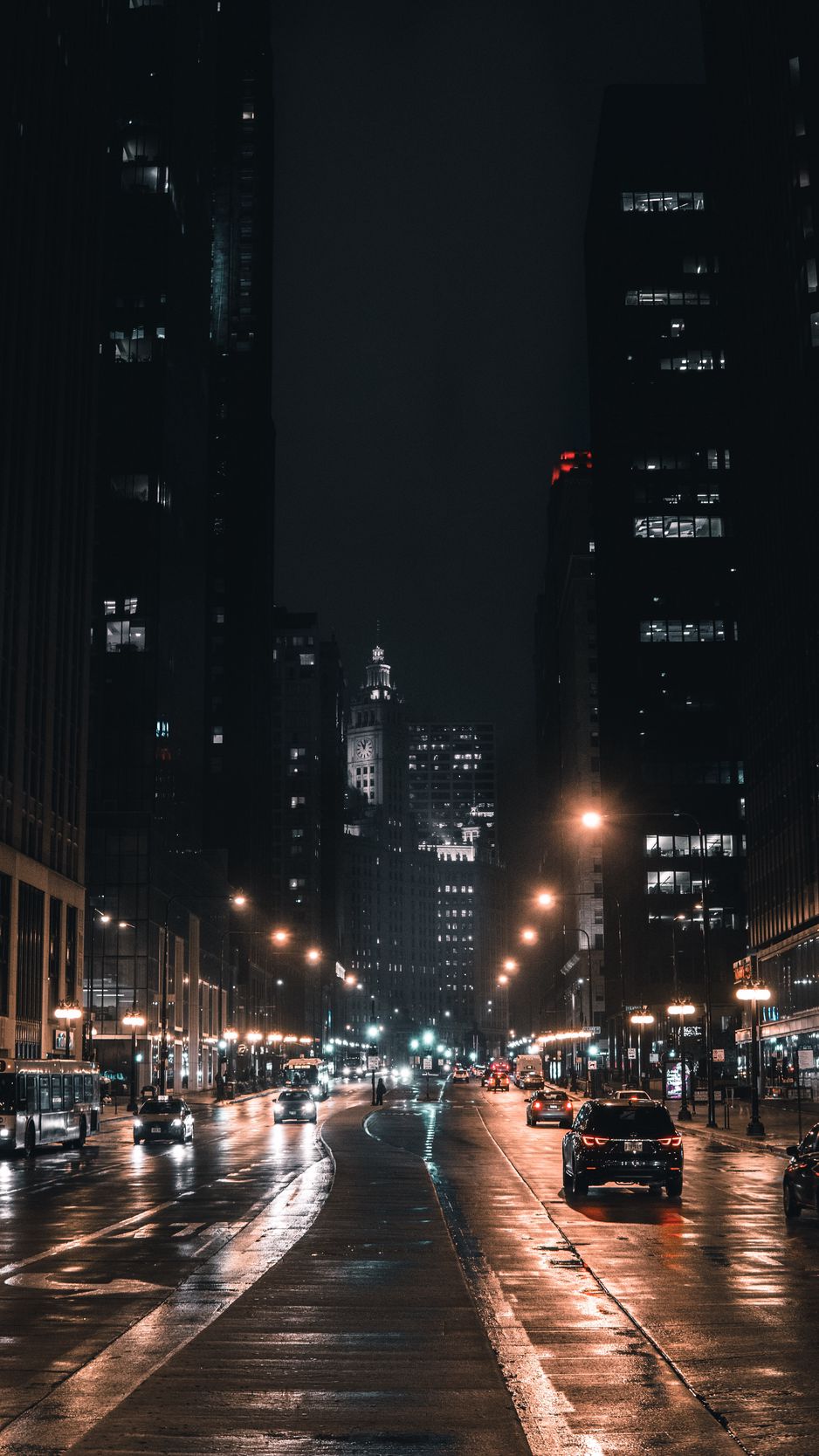 Night City Road Wallpapers