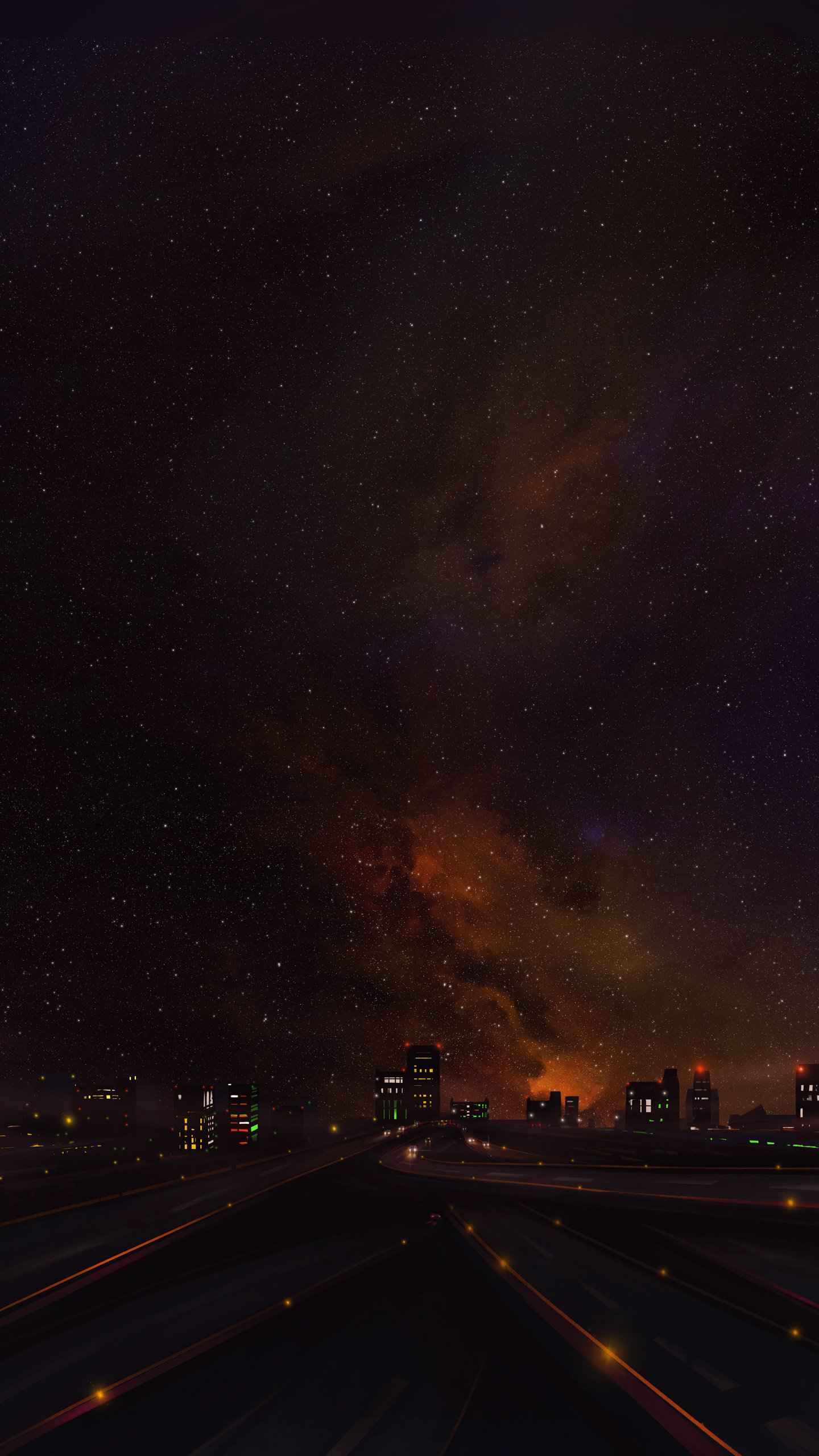 Night City Road Wallpapers