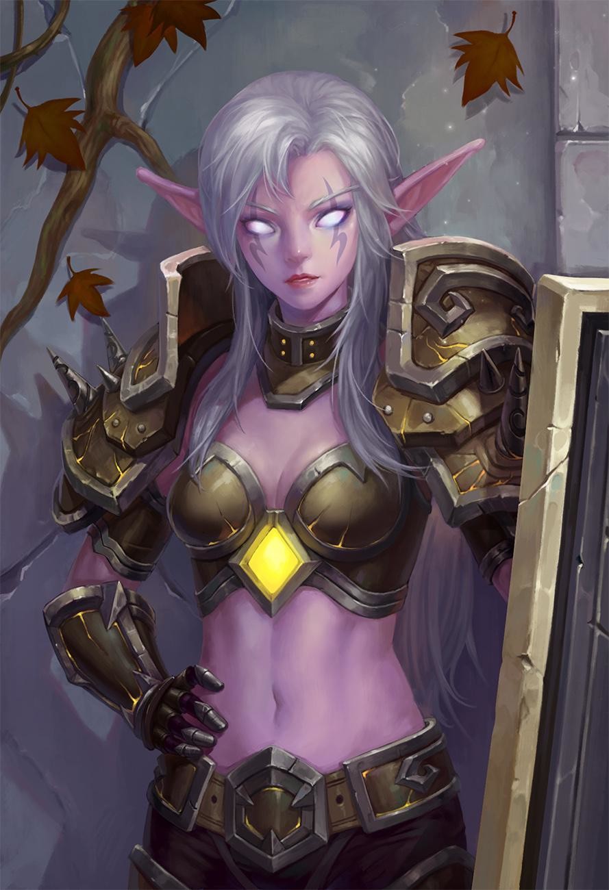 Night Elf Warrior In Hd Wallpapers