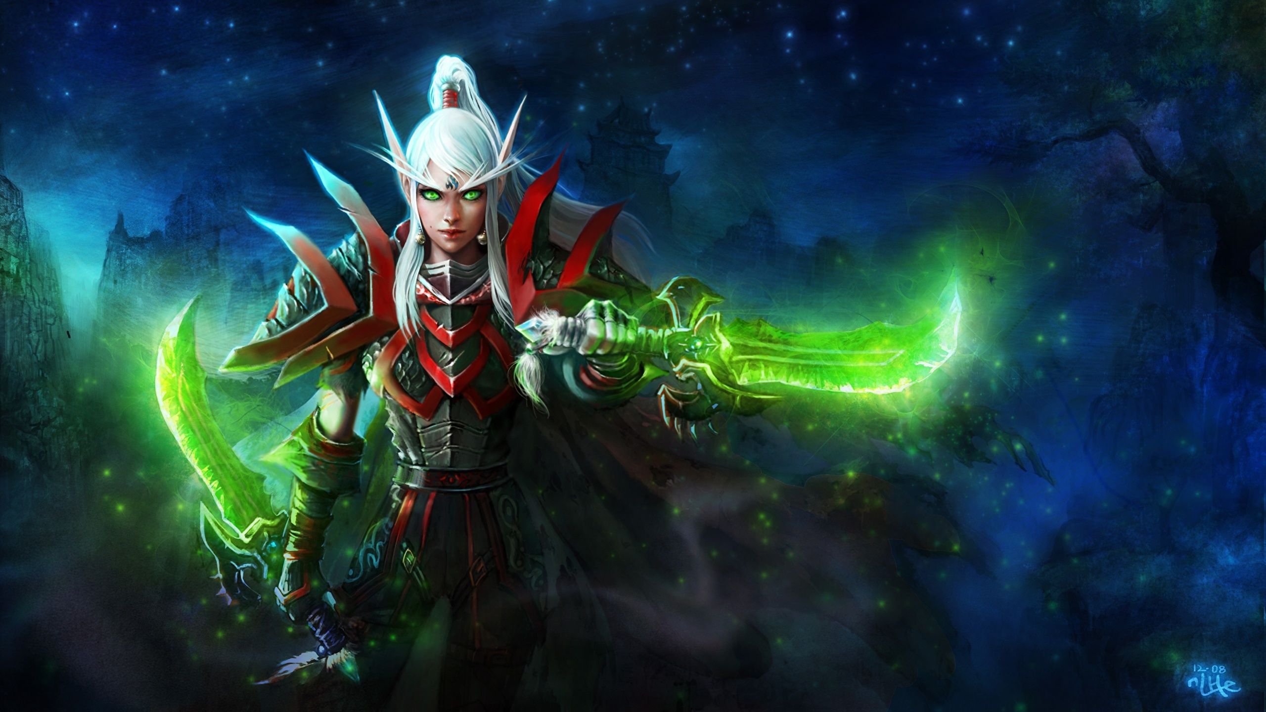 Night Elf Warrior In Hd Wallpapers