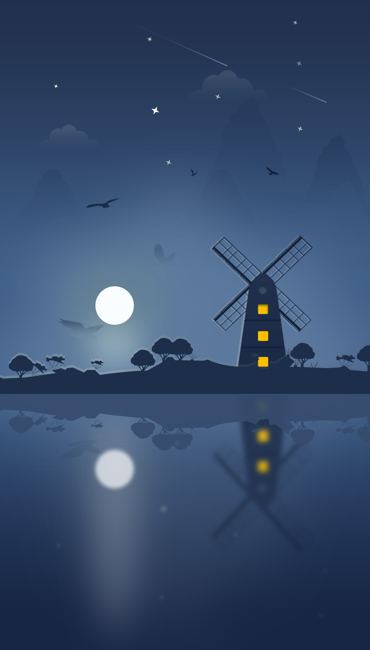 Night Illustration Hd Wallpapers