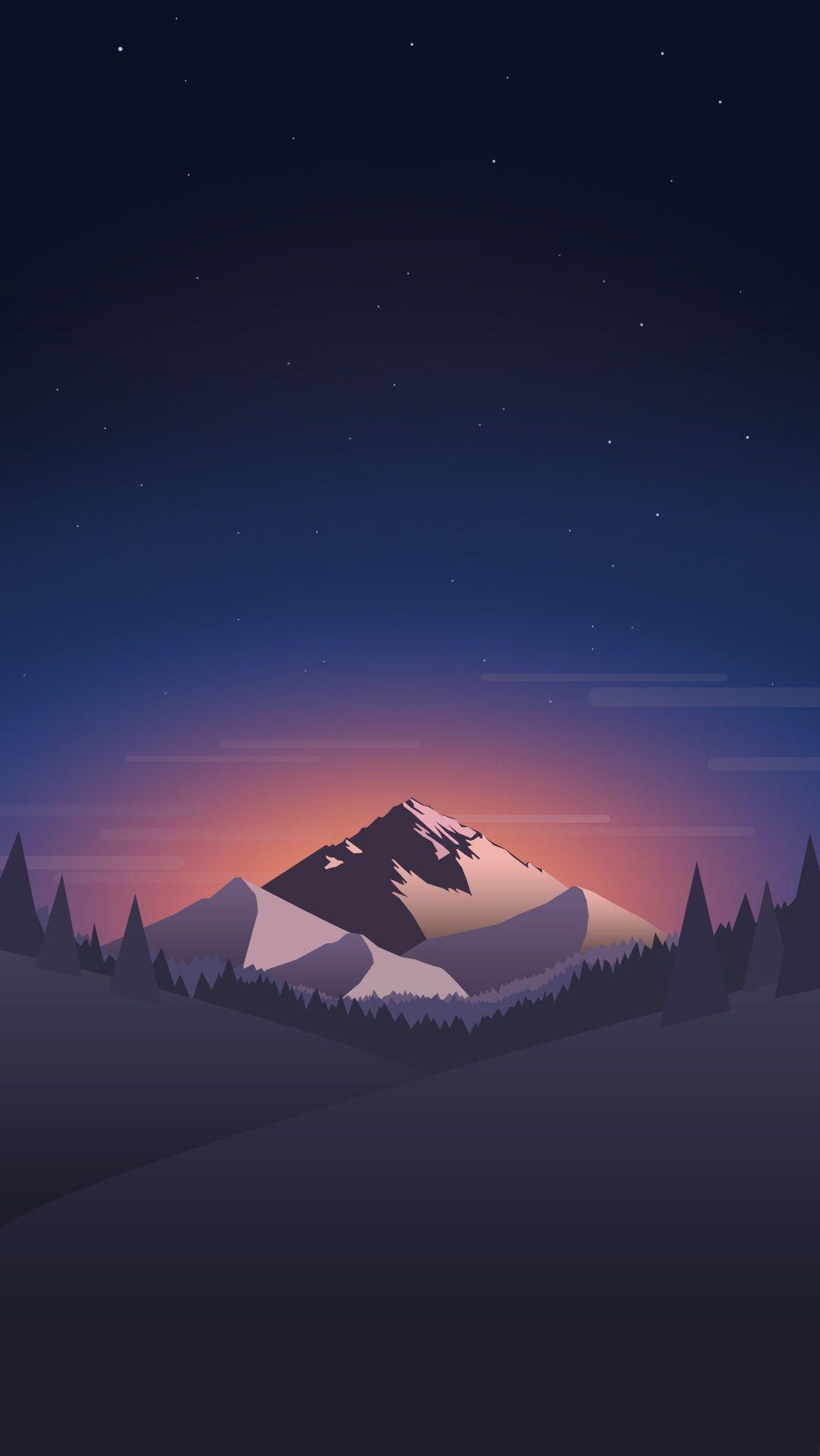 Night Minimalist Wallpapers