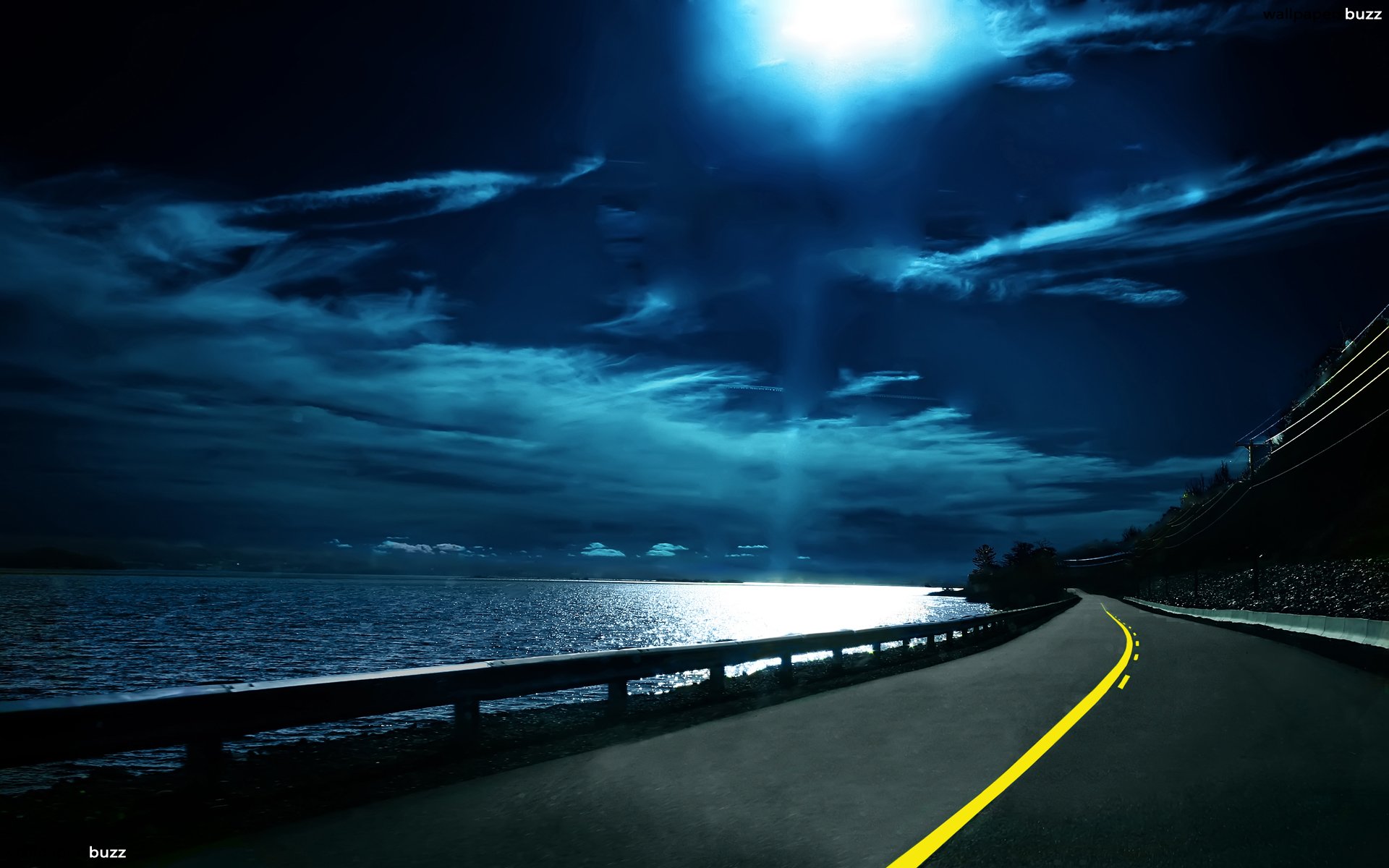 Night Road Wallpapers