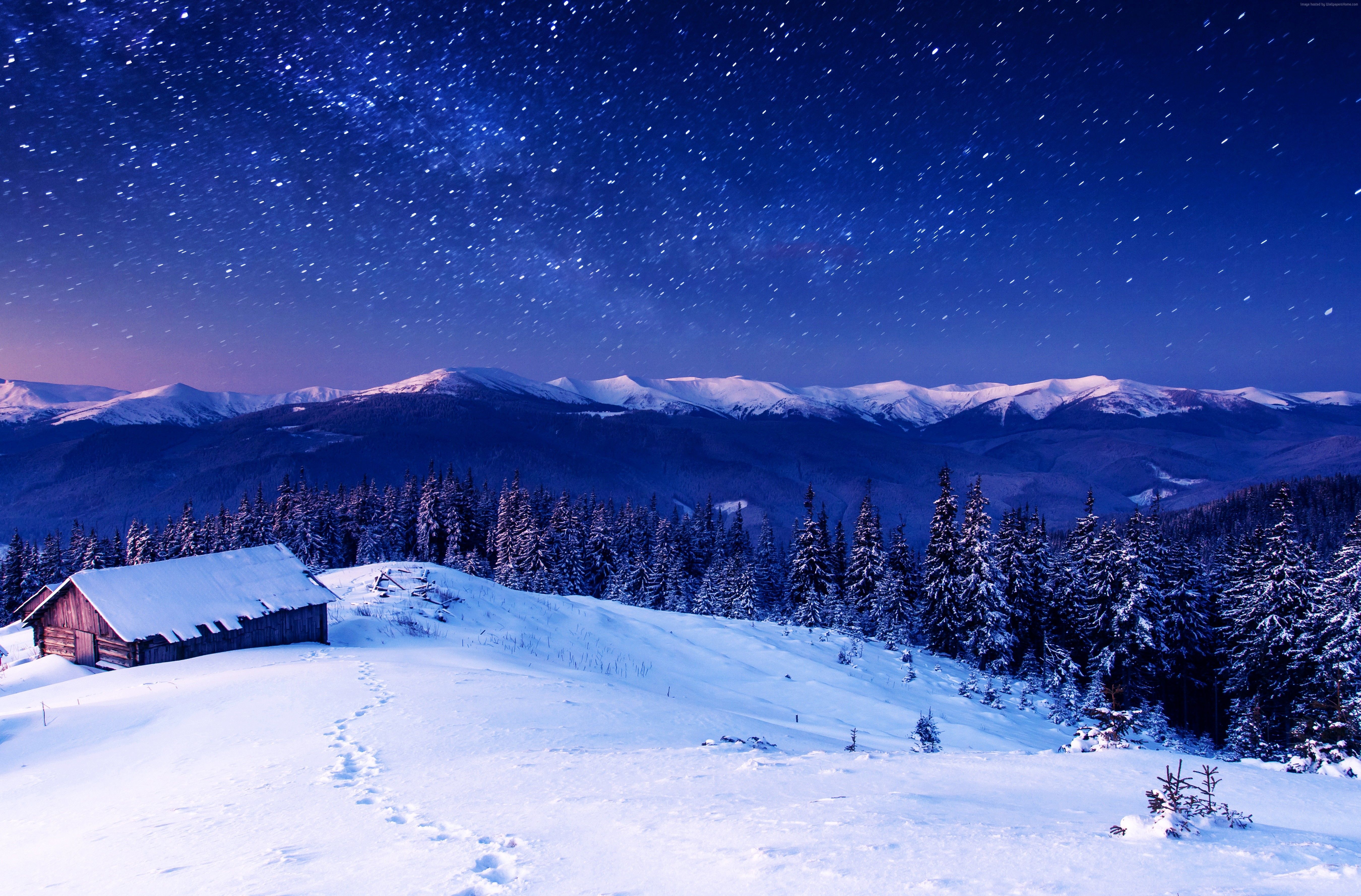 Night Snow Wallpapers