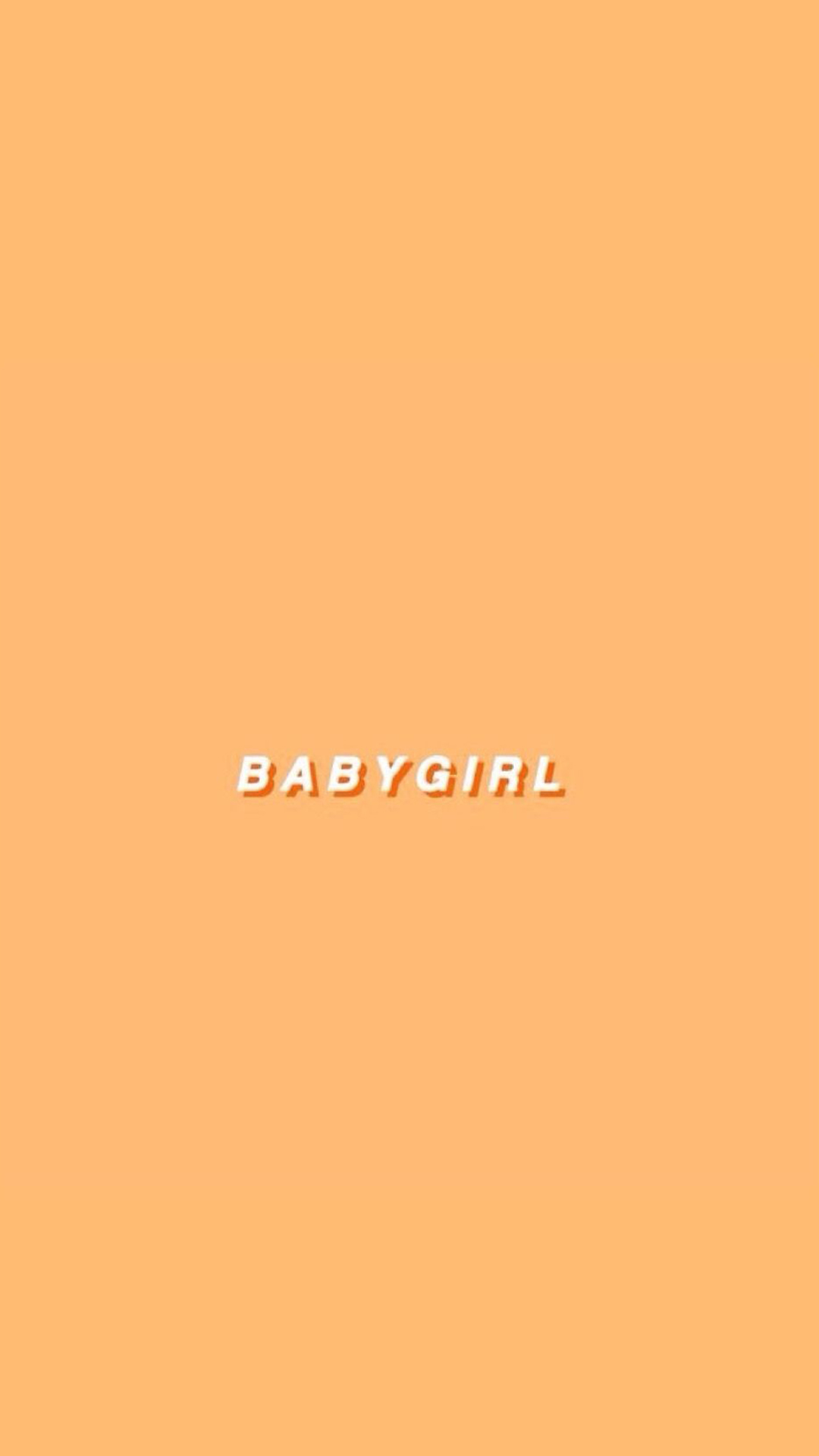 Orange Aesthetic Girl Wallpapers