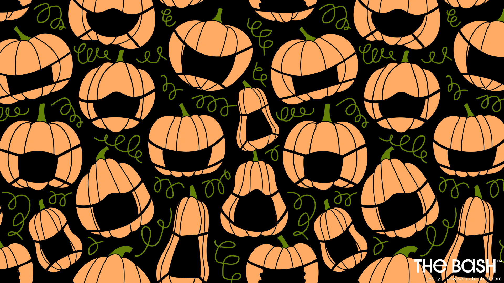 Orange Aesthetic Halloween Wallpapers