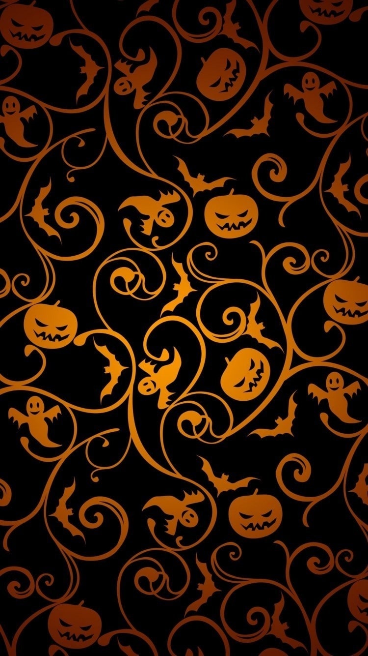 Orange Aesthetic Halloween Wallpapers