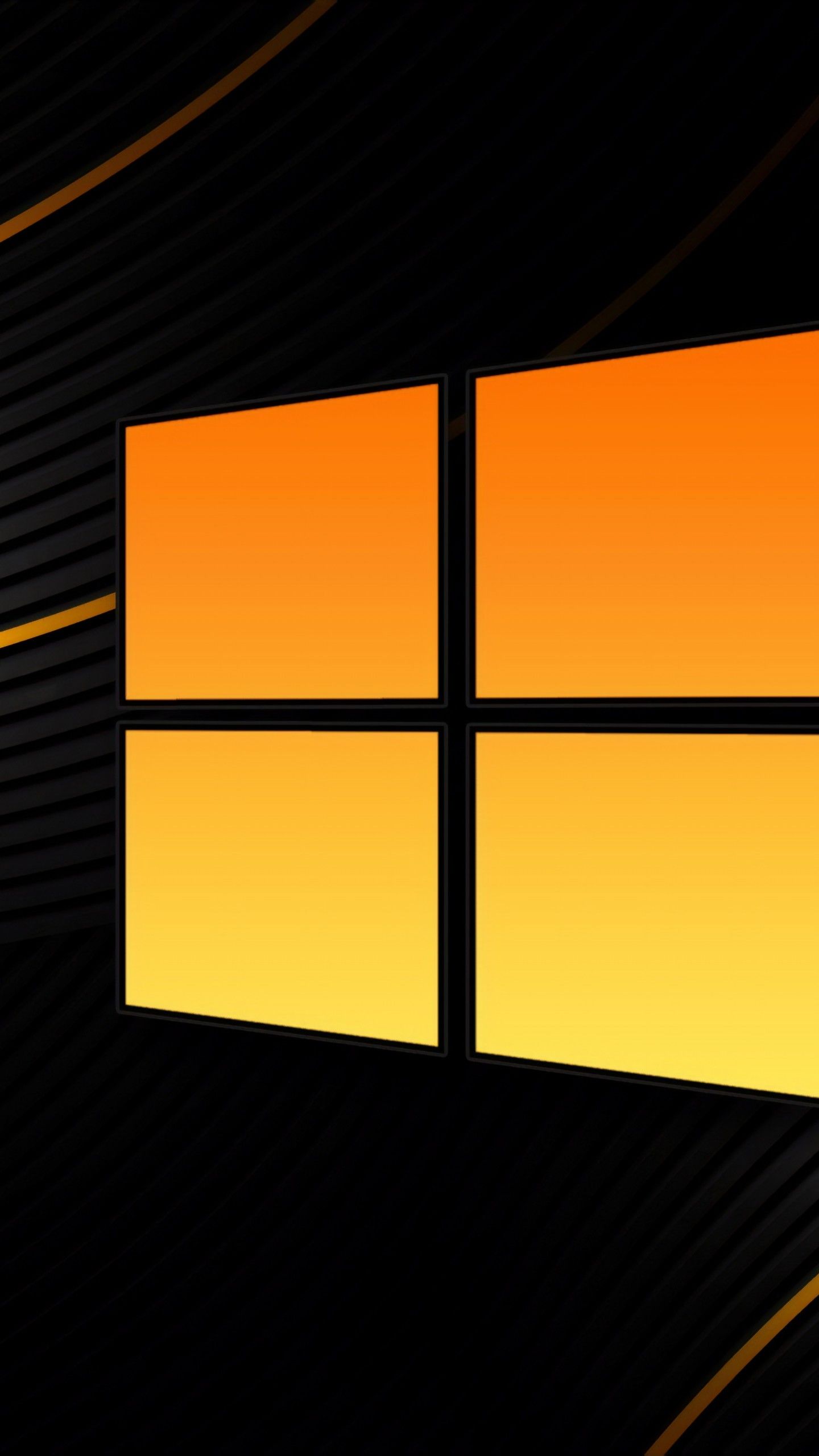 Orange And Black Windows Wallpapers