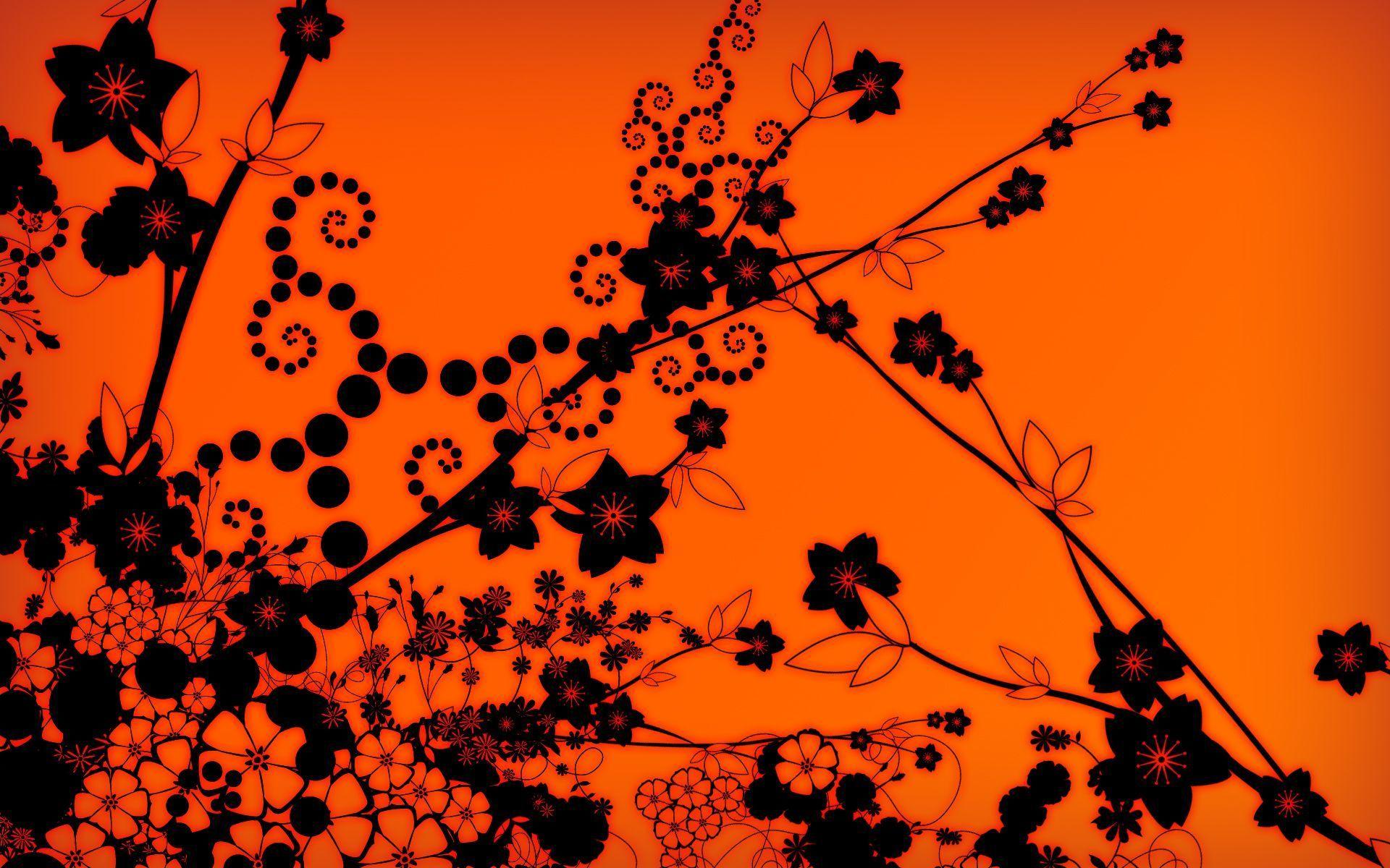 Orange And Black Windows Wallpapers