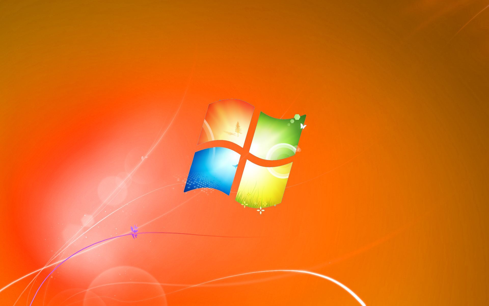 Orange And Black Windows Wallpapers