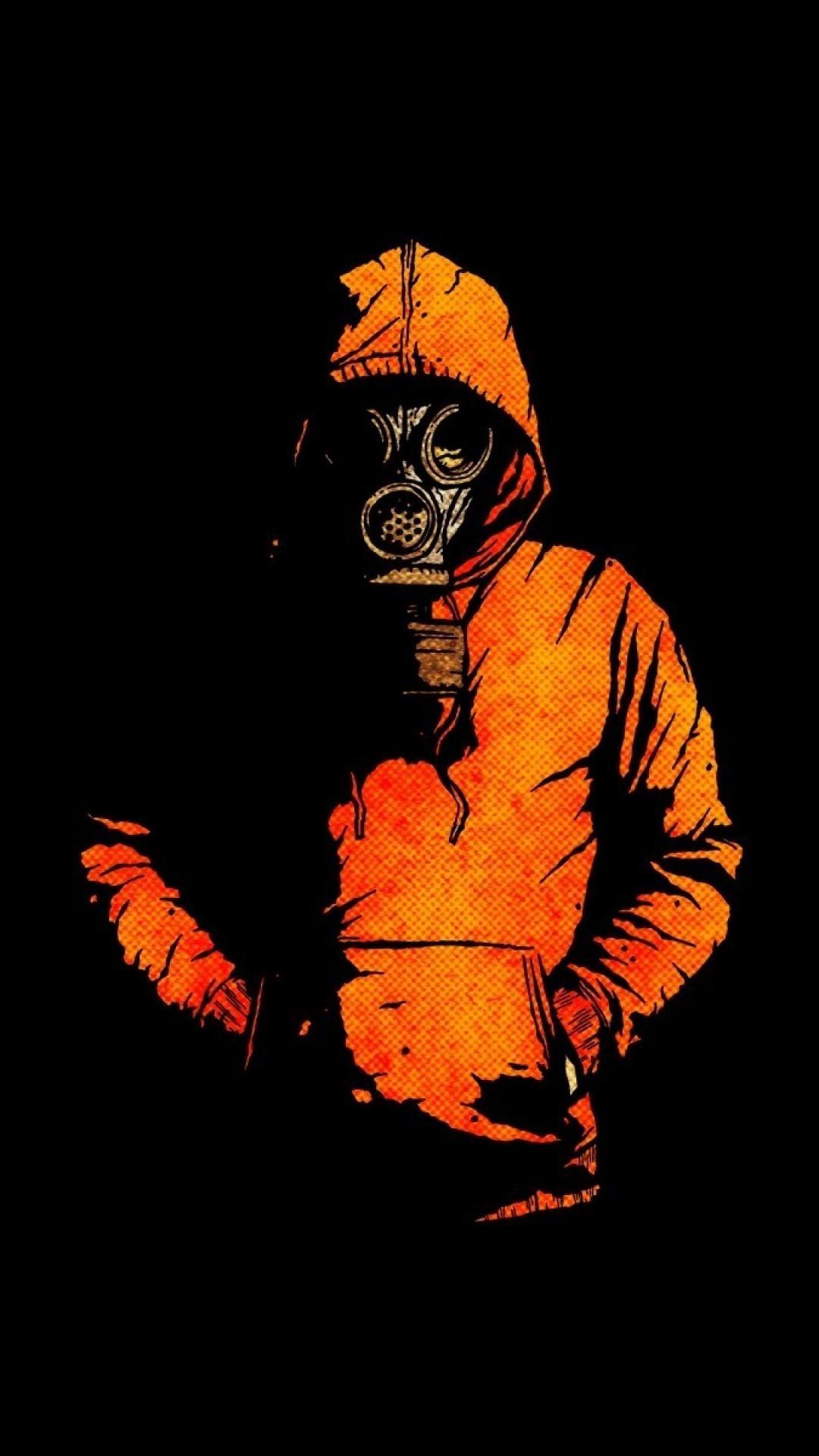 Orange Black Mobile Wallpapers