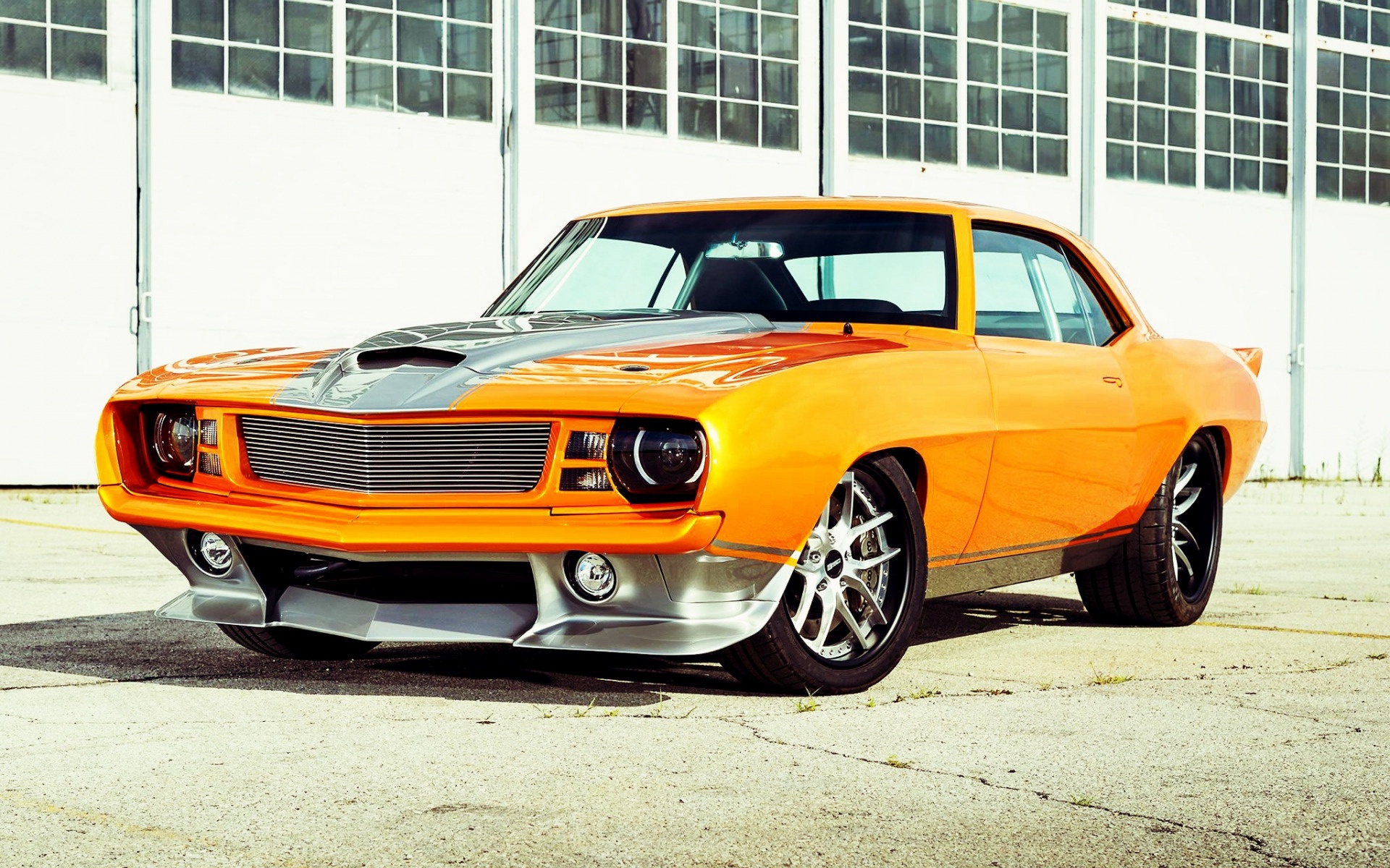 Orange Camaro Wallpapers