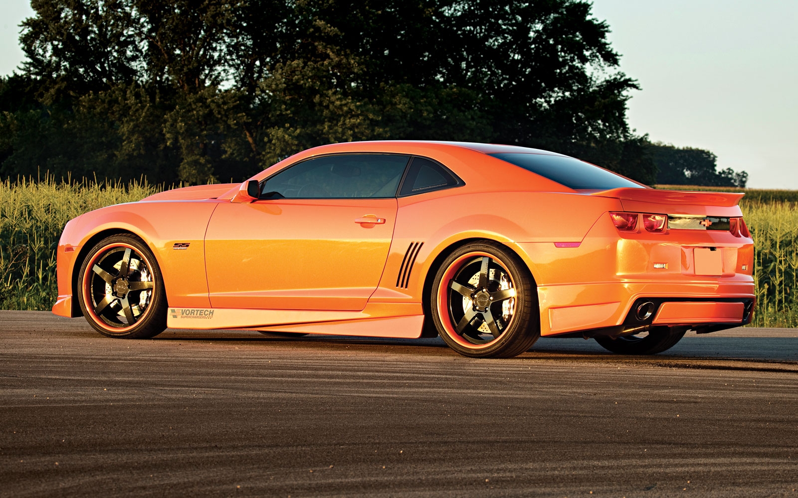 Orange Camaro Wallpapers