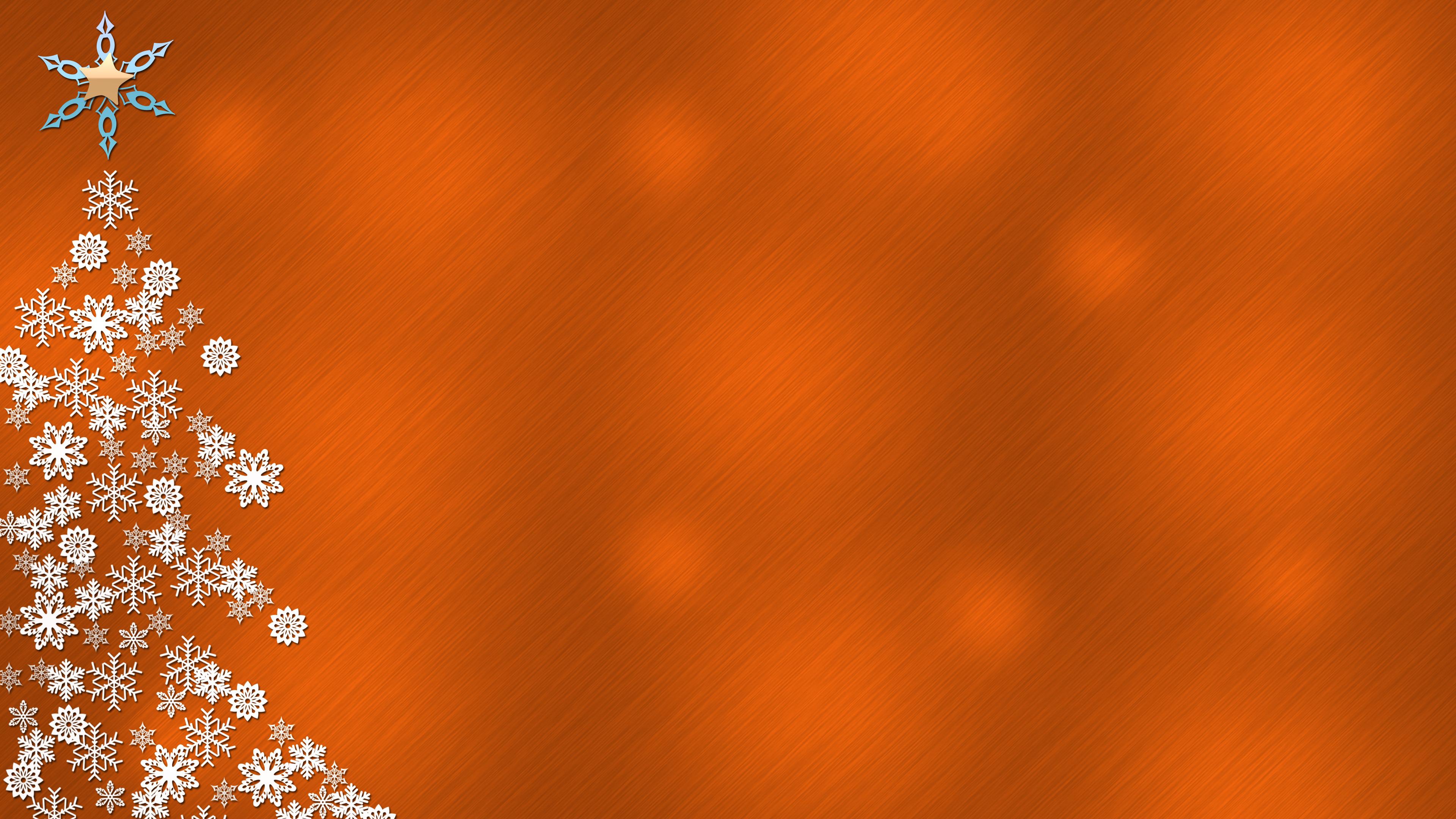 Orange Christmas Wallpapers