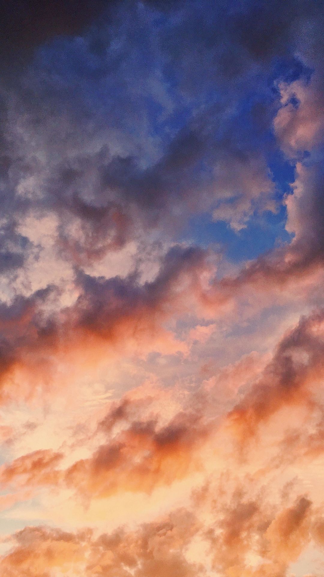 Orange Clouds Aesthetic Wallpapers