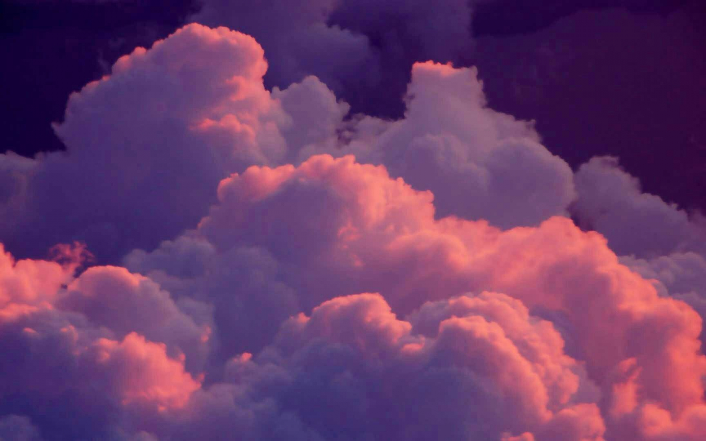 Orange Clouds Aesthetic Wallpapers