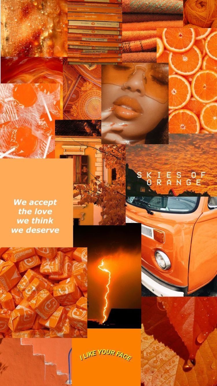 Orange Collage Wallpapers