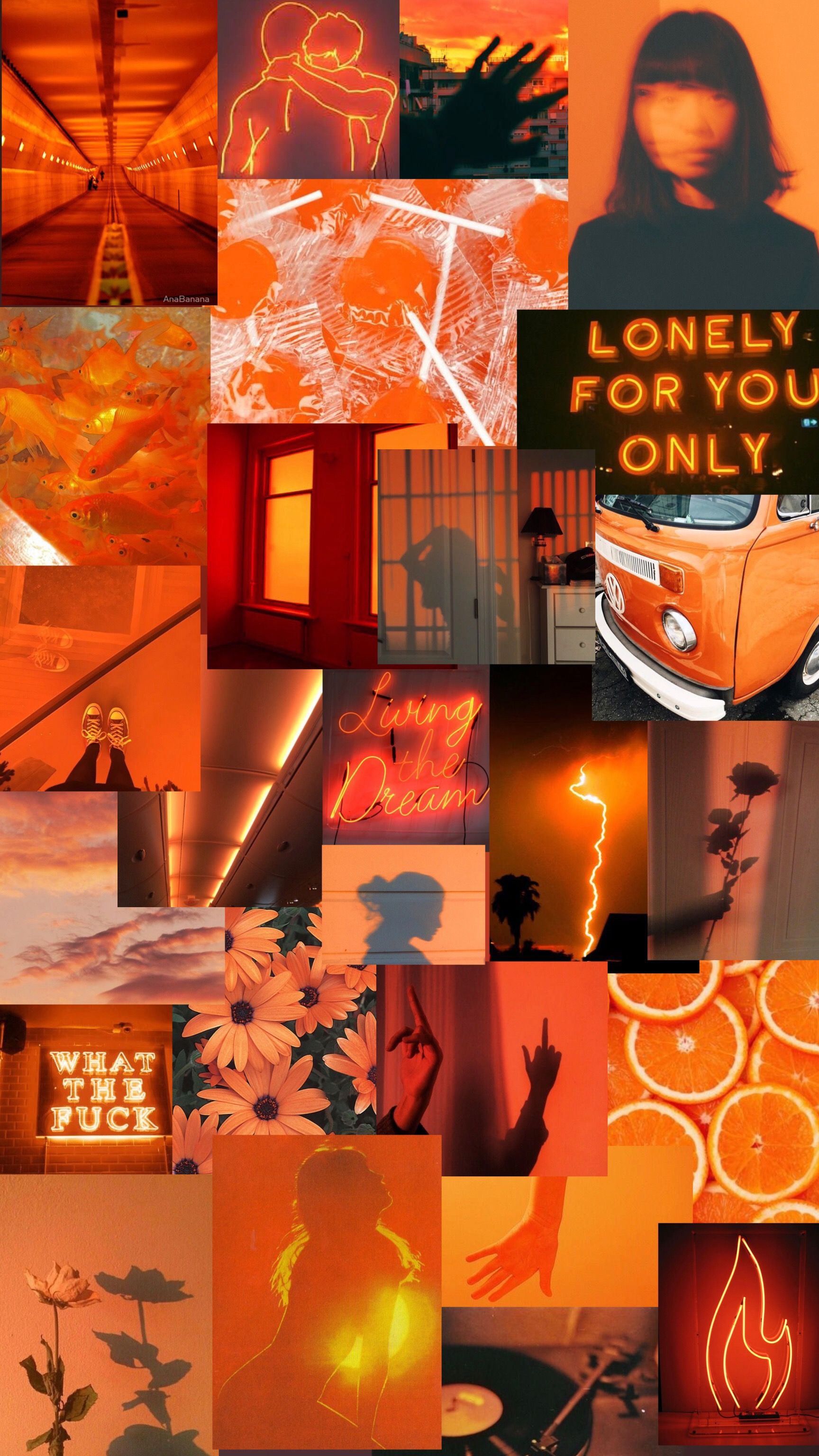 Orange Collage Wallpapers