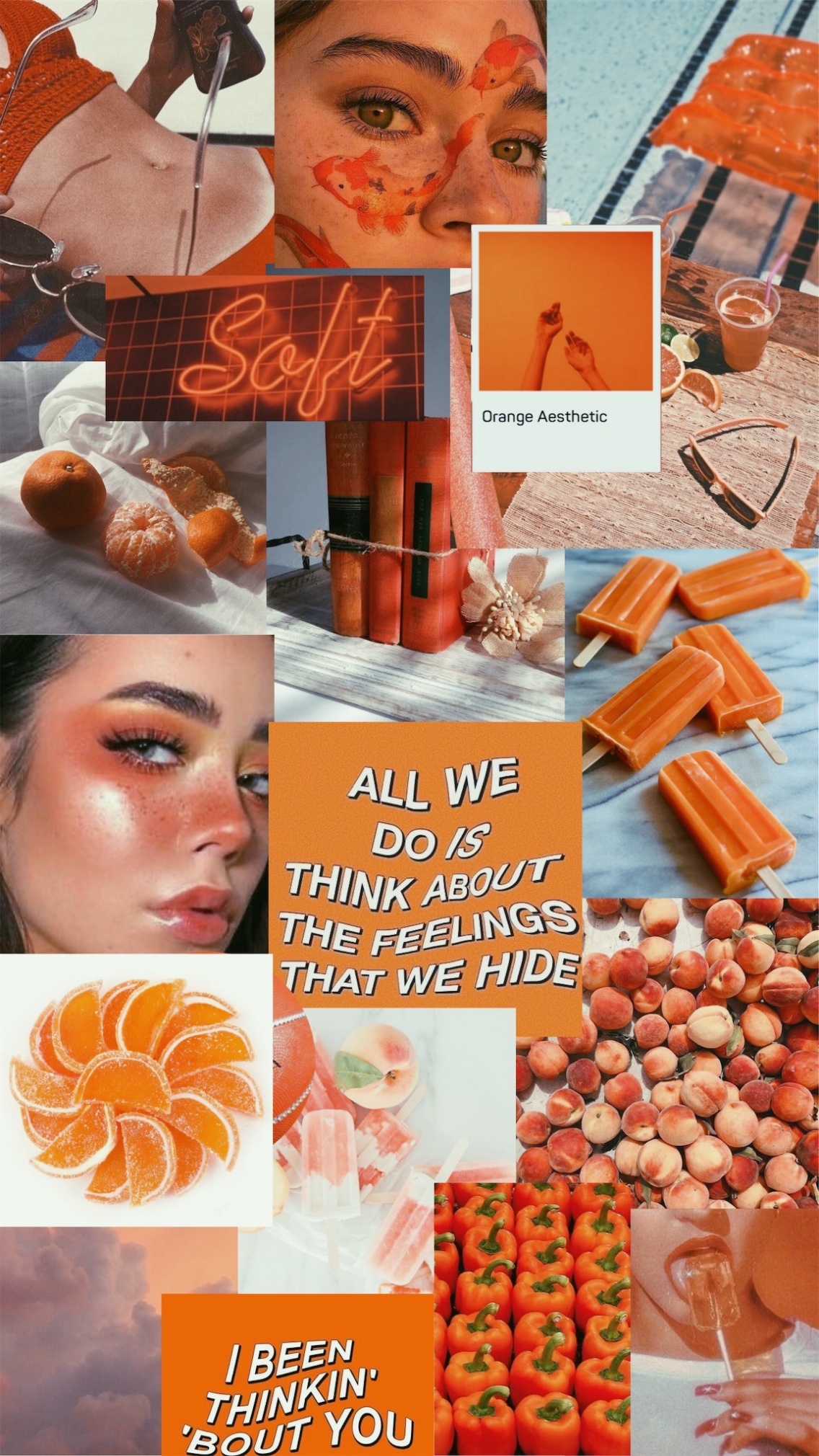 Orange Collage Wallpapers