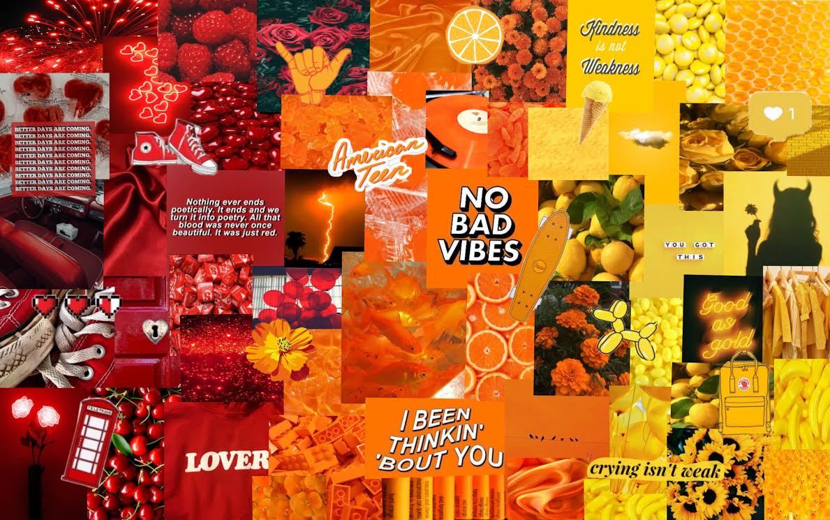 Orange Collage Wallpapers