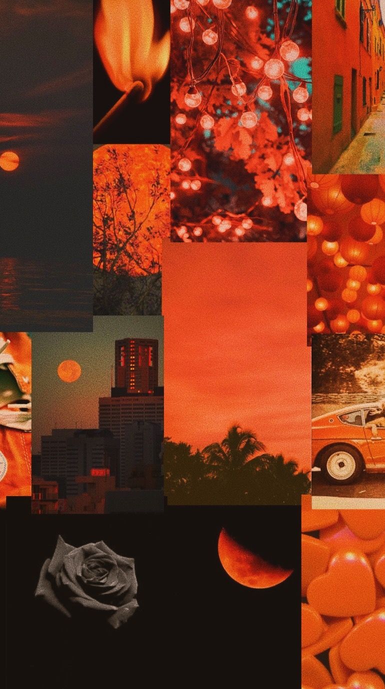 Orange Collage Wallpapers