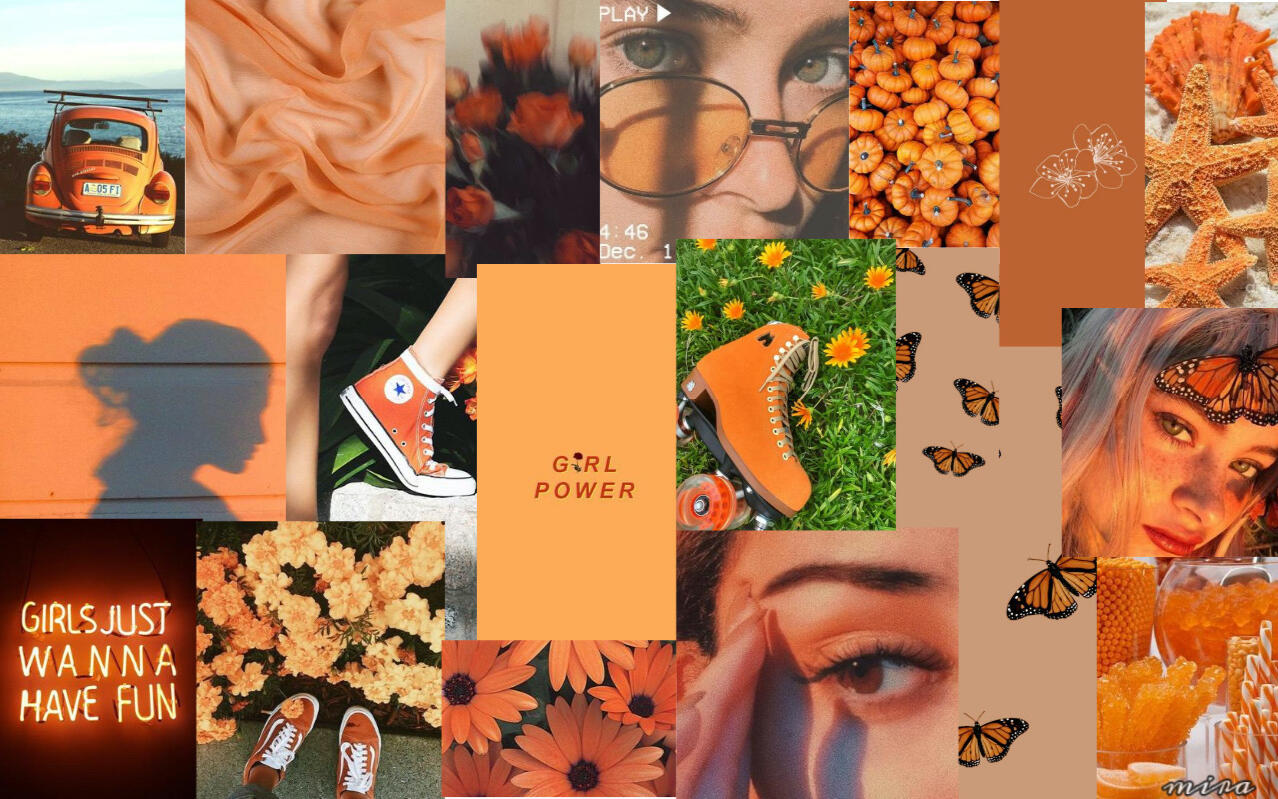 Orange Collage Wallpapers