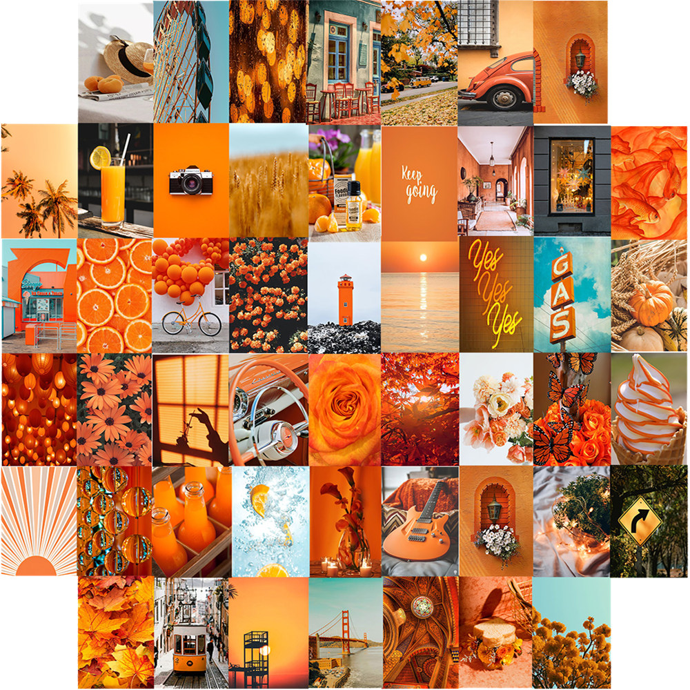 Orange Collage Wallpapers